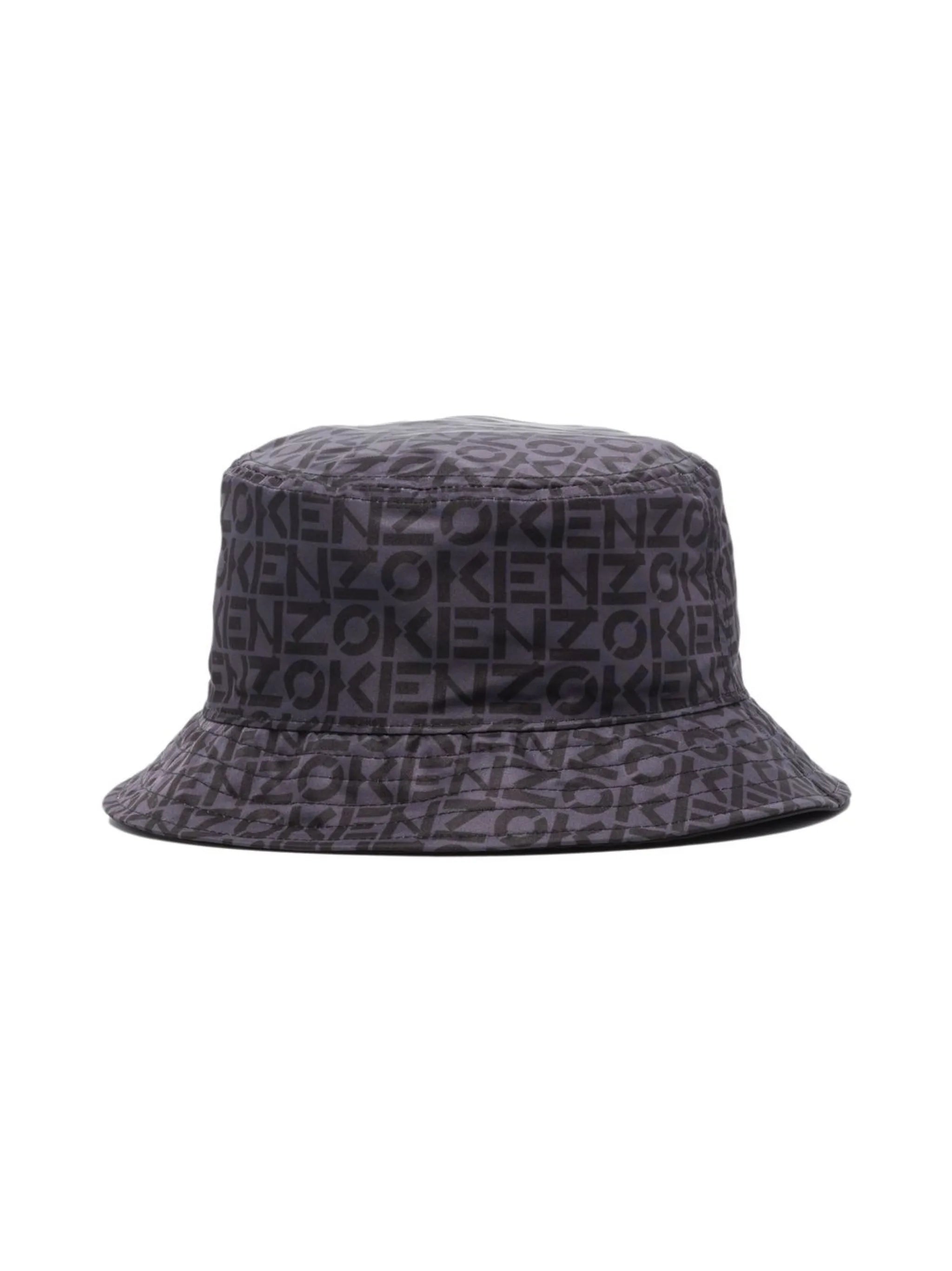 logo-print bucket hat