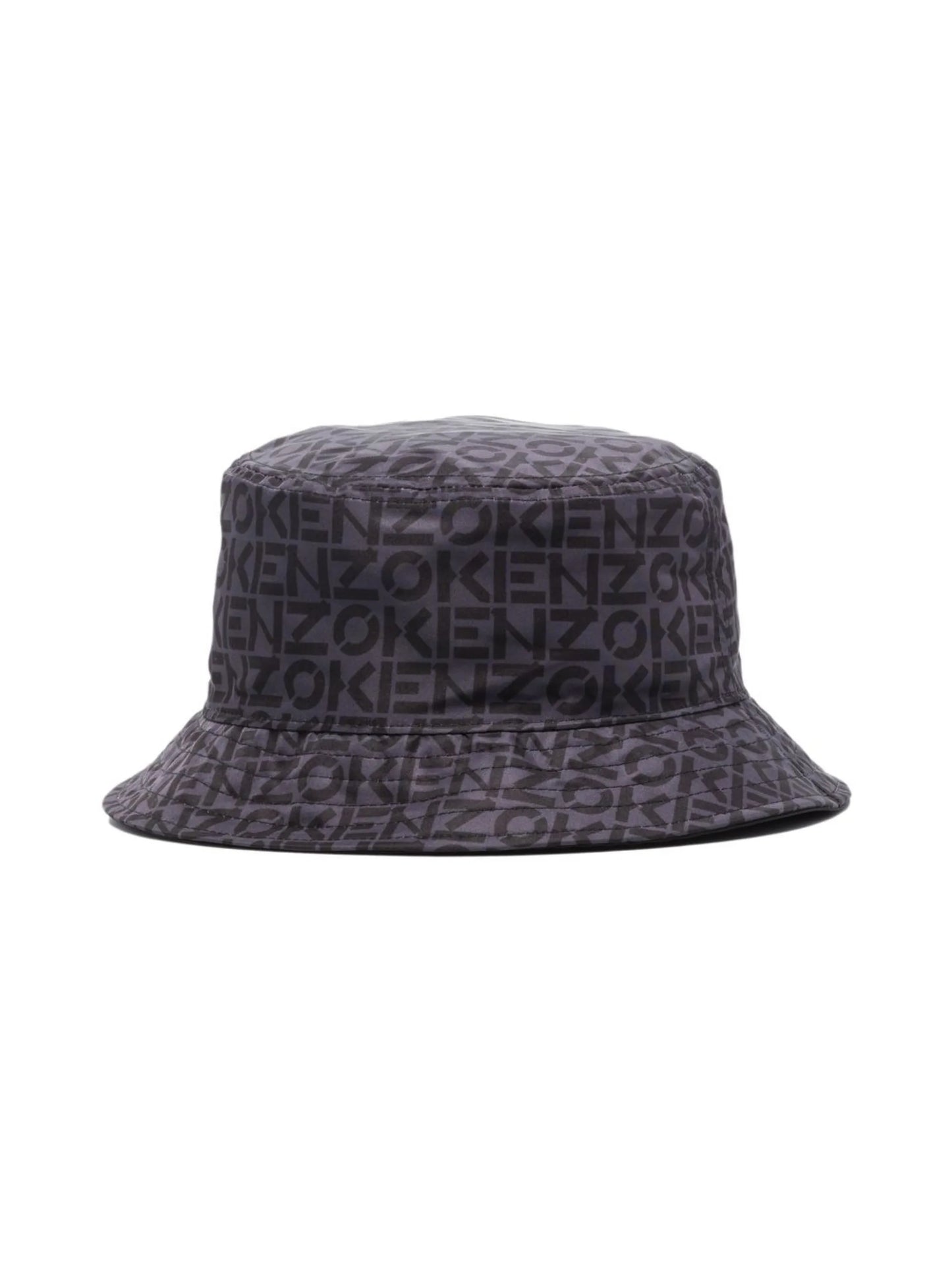 logo-print bucket hat
