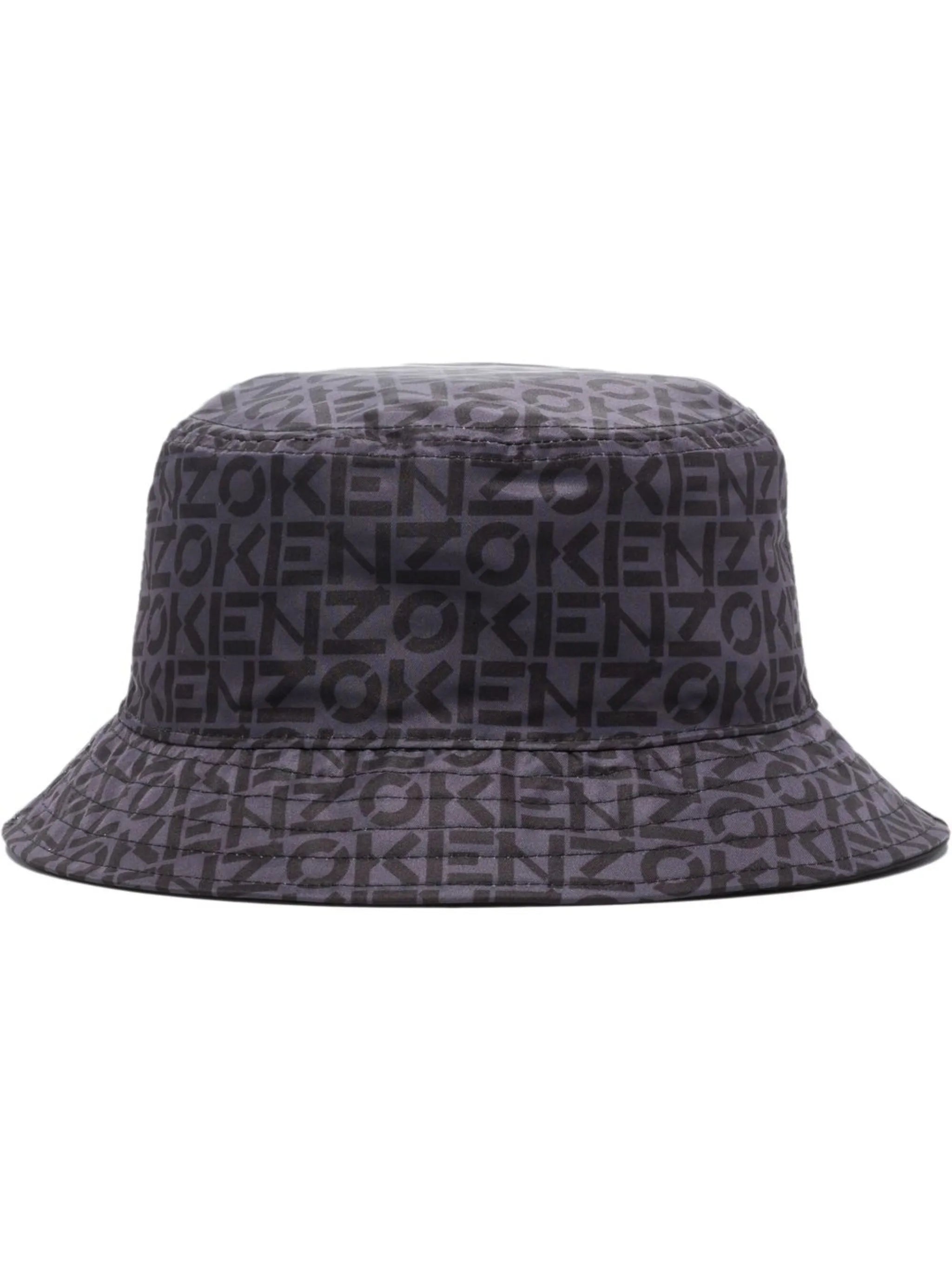 logo-print bucket hat