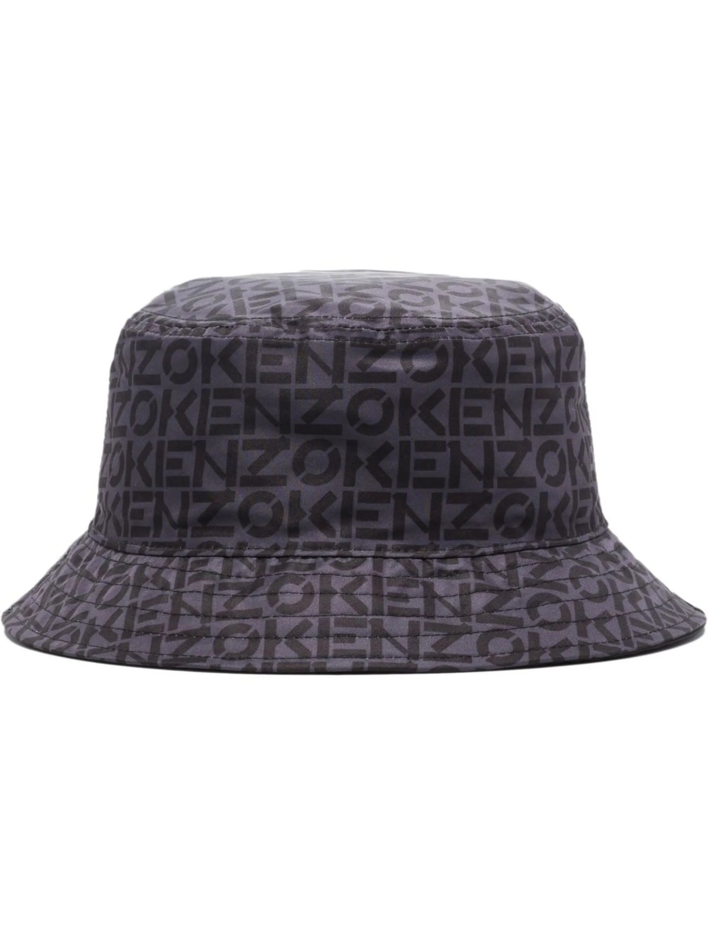 logo-print bucket hat
