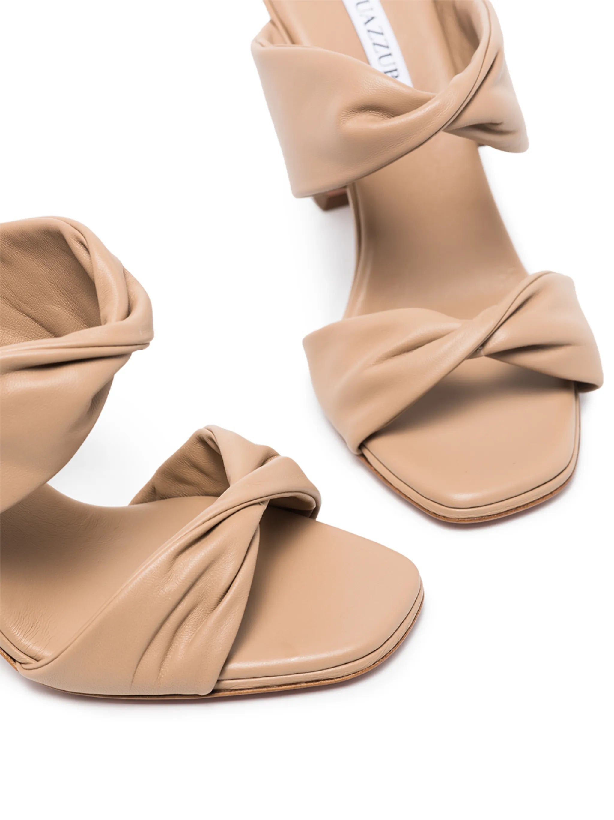 Twist 95mm leather sandals