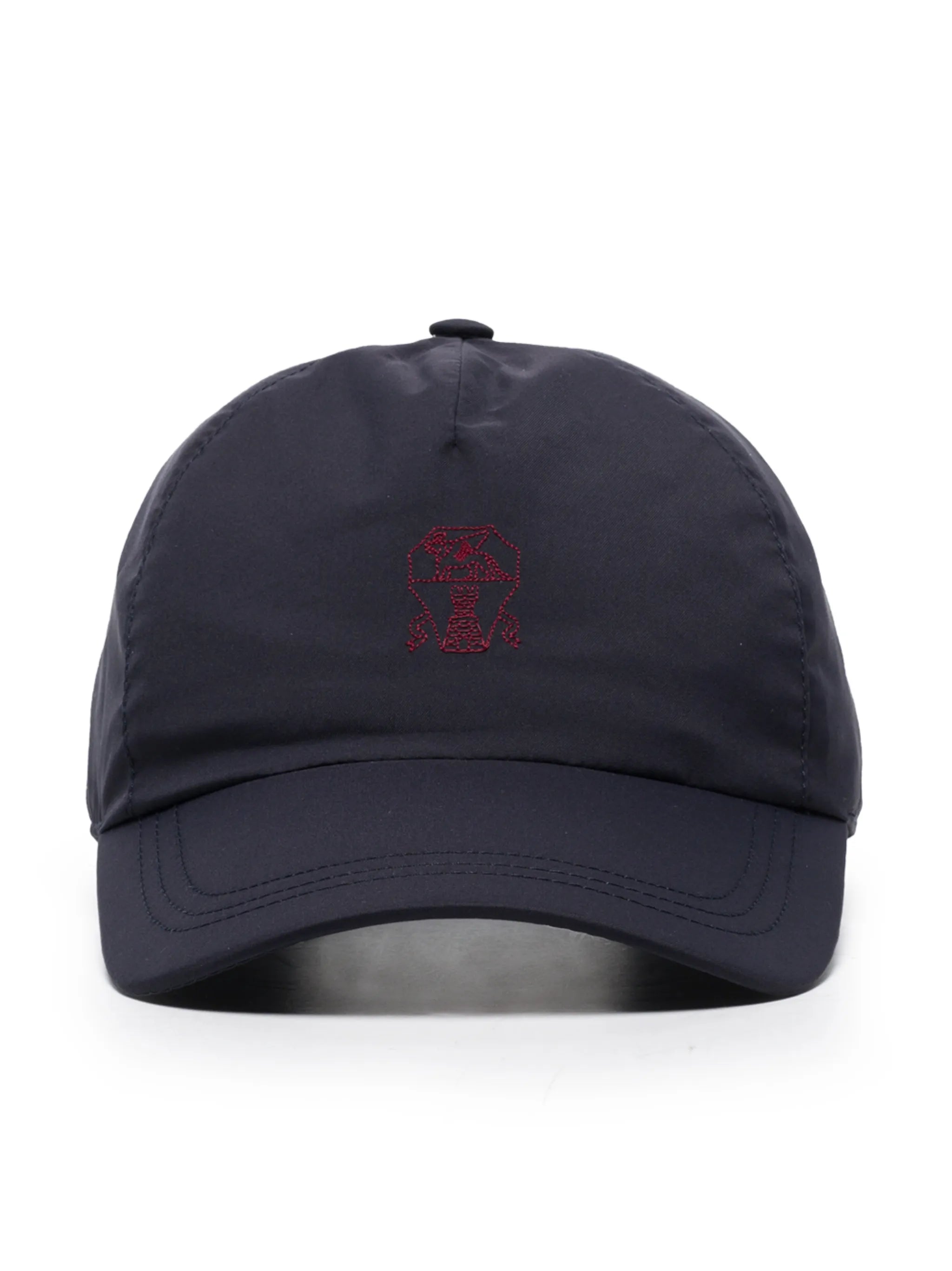 embroidered-logo baseball cap