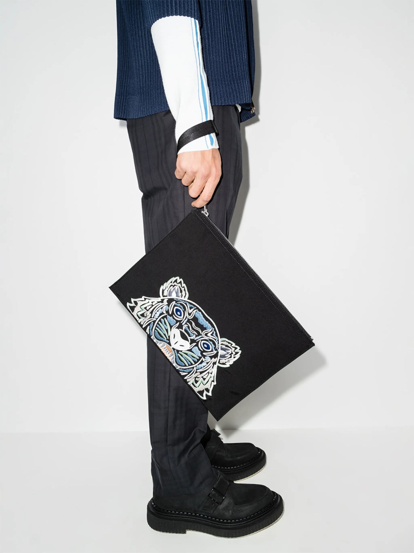 classic tiger zip pouch