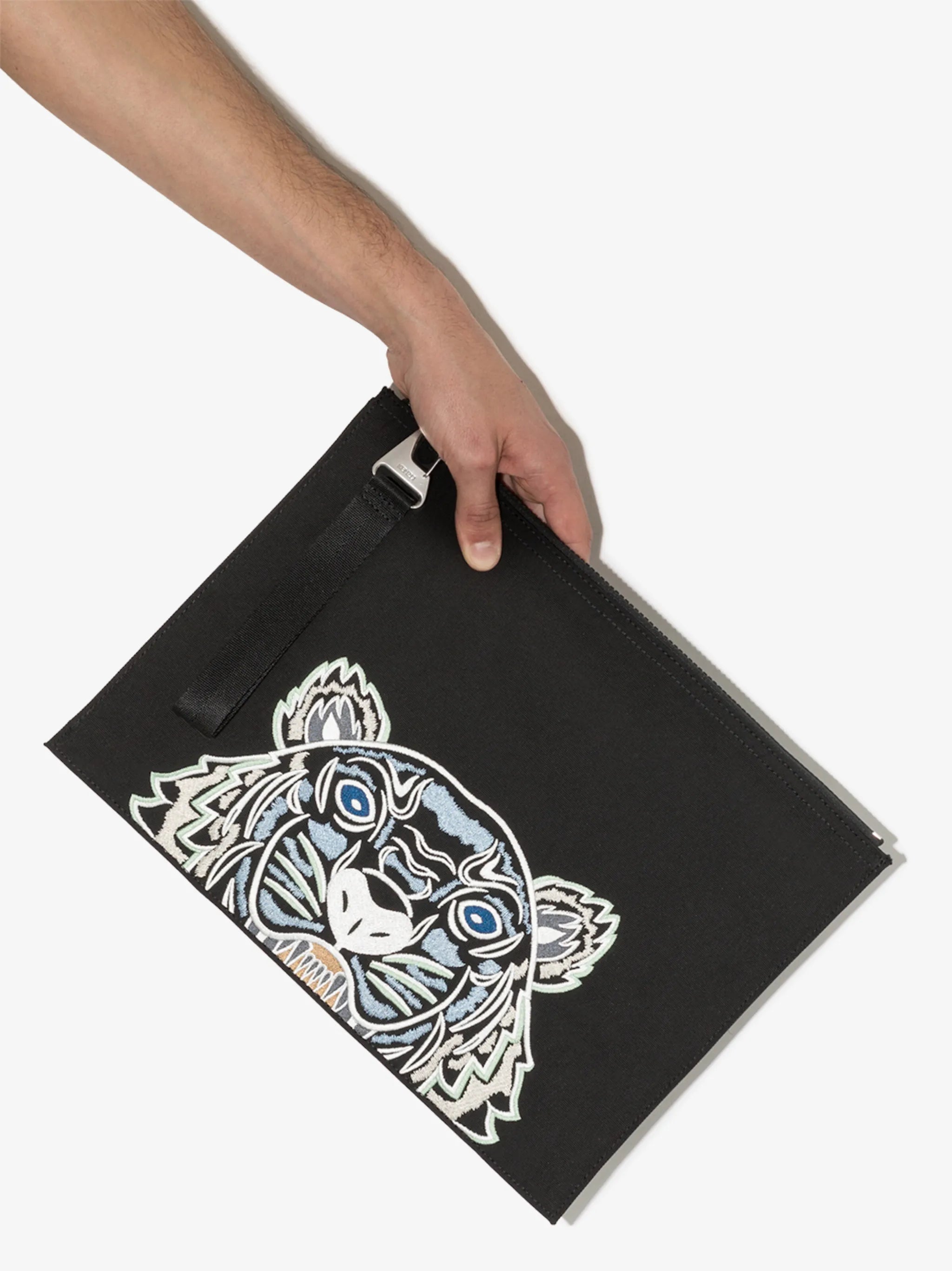 classic tiger zip pouch