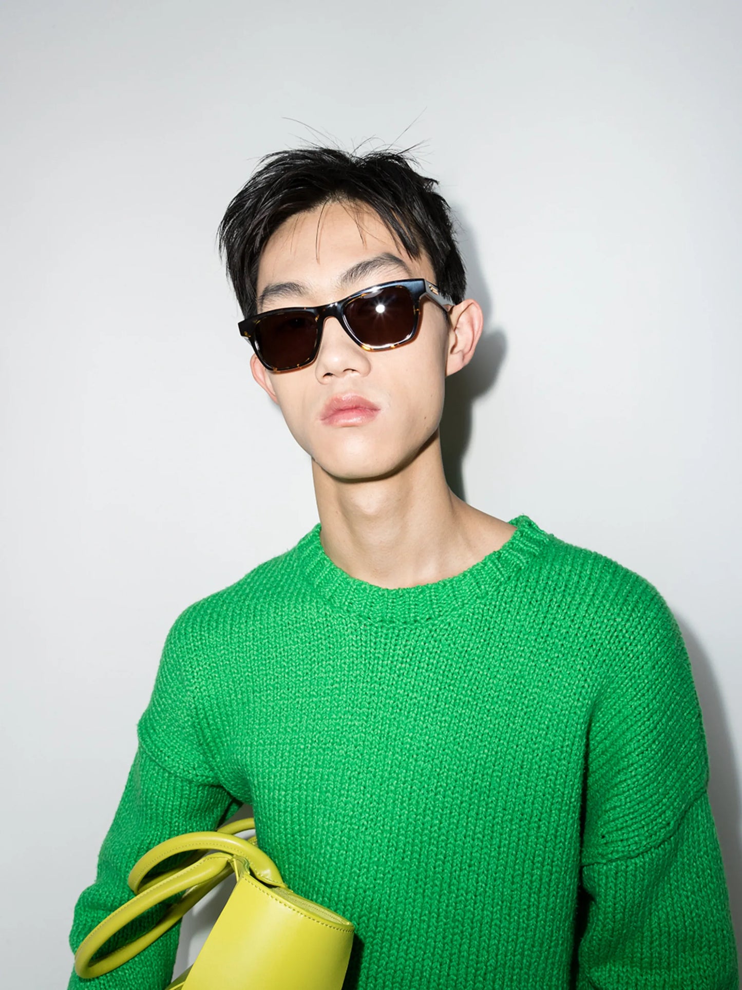 wayfarer-frame sunglasses