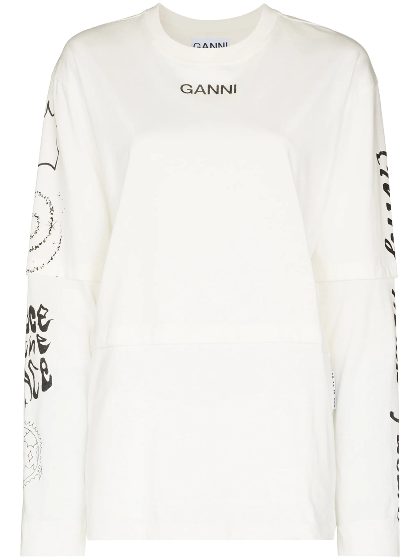 Space graphic-print T-shirt