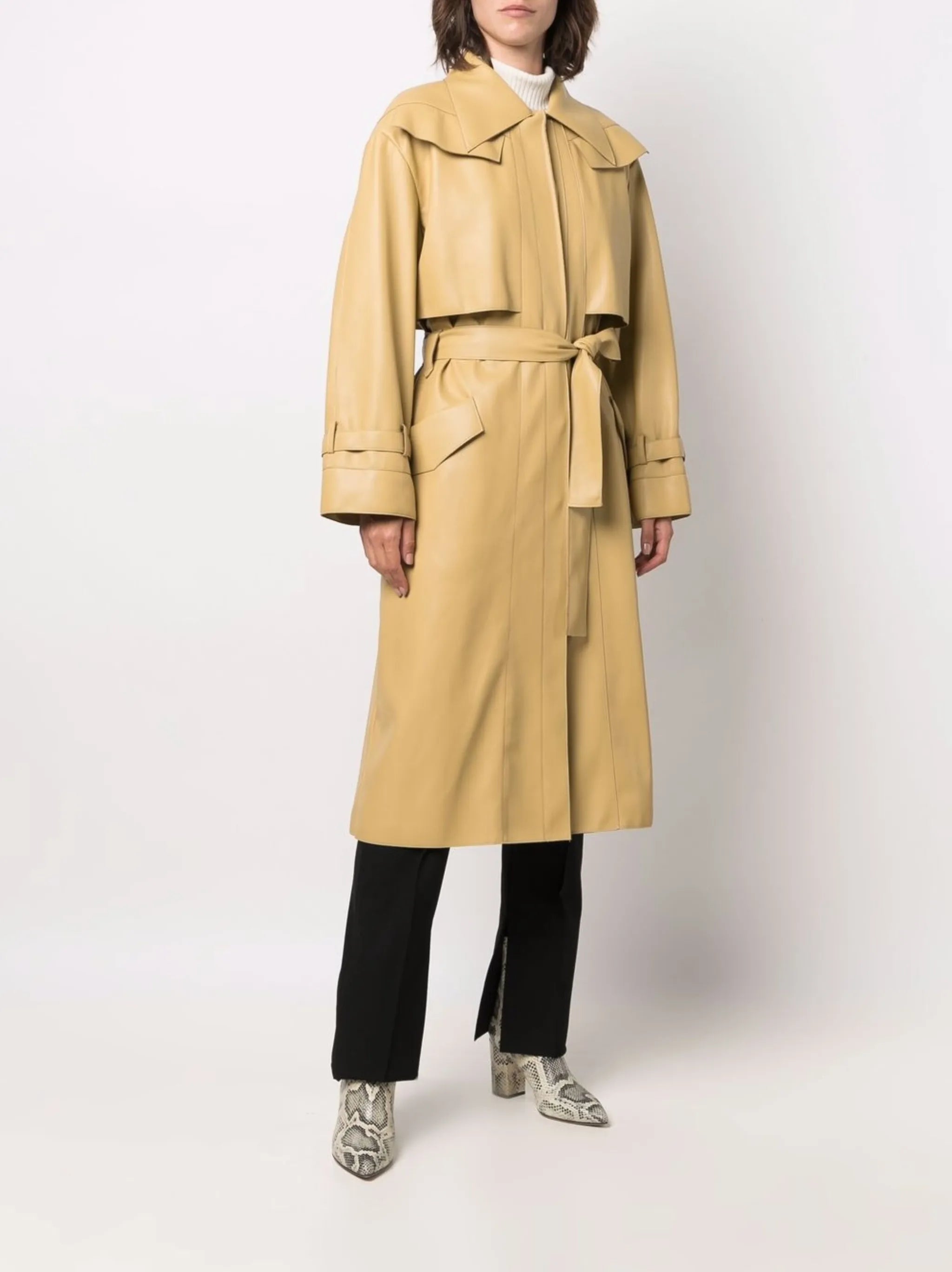 belted trench coat