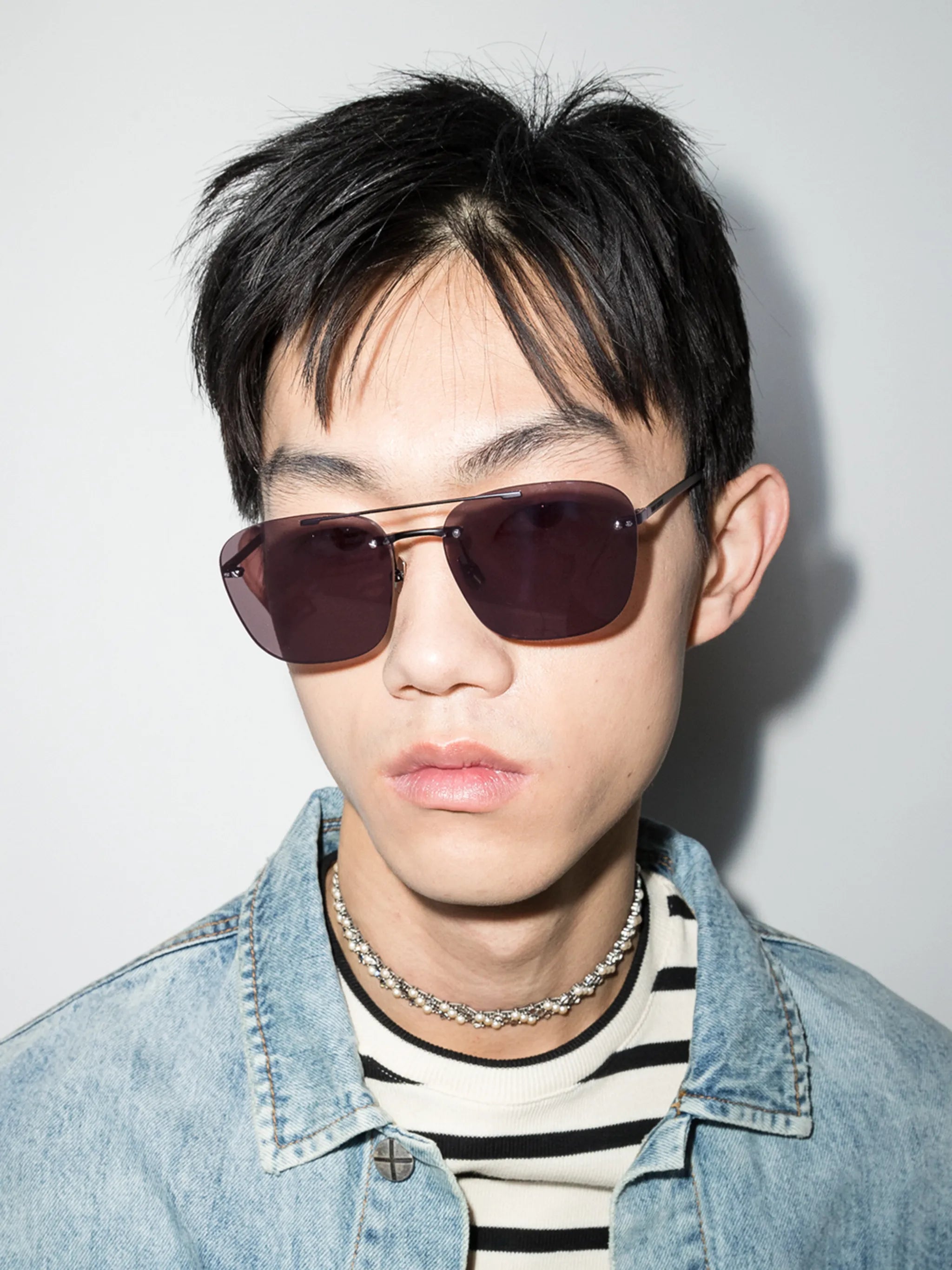 SL309 rimless sunglasses
