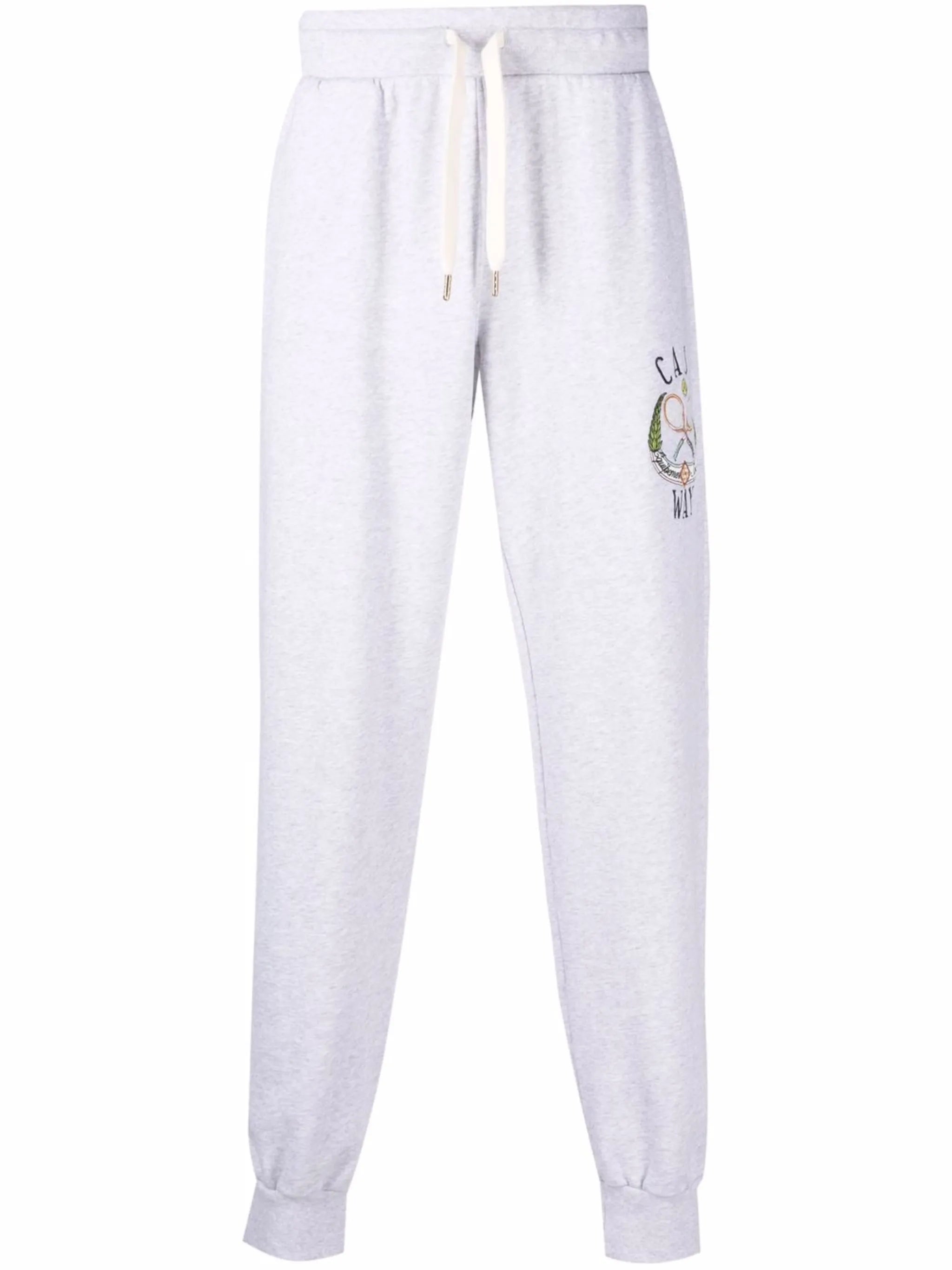 Tennis Club logo-embroidered track pants