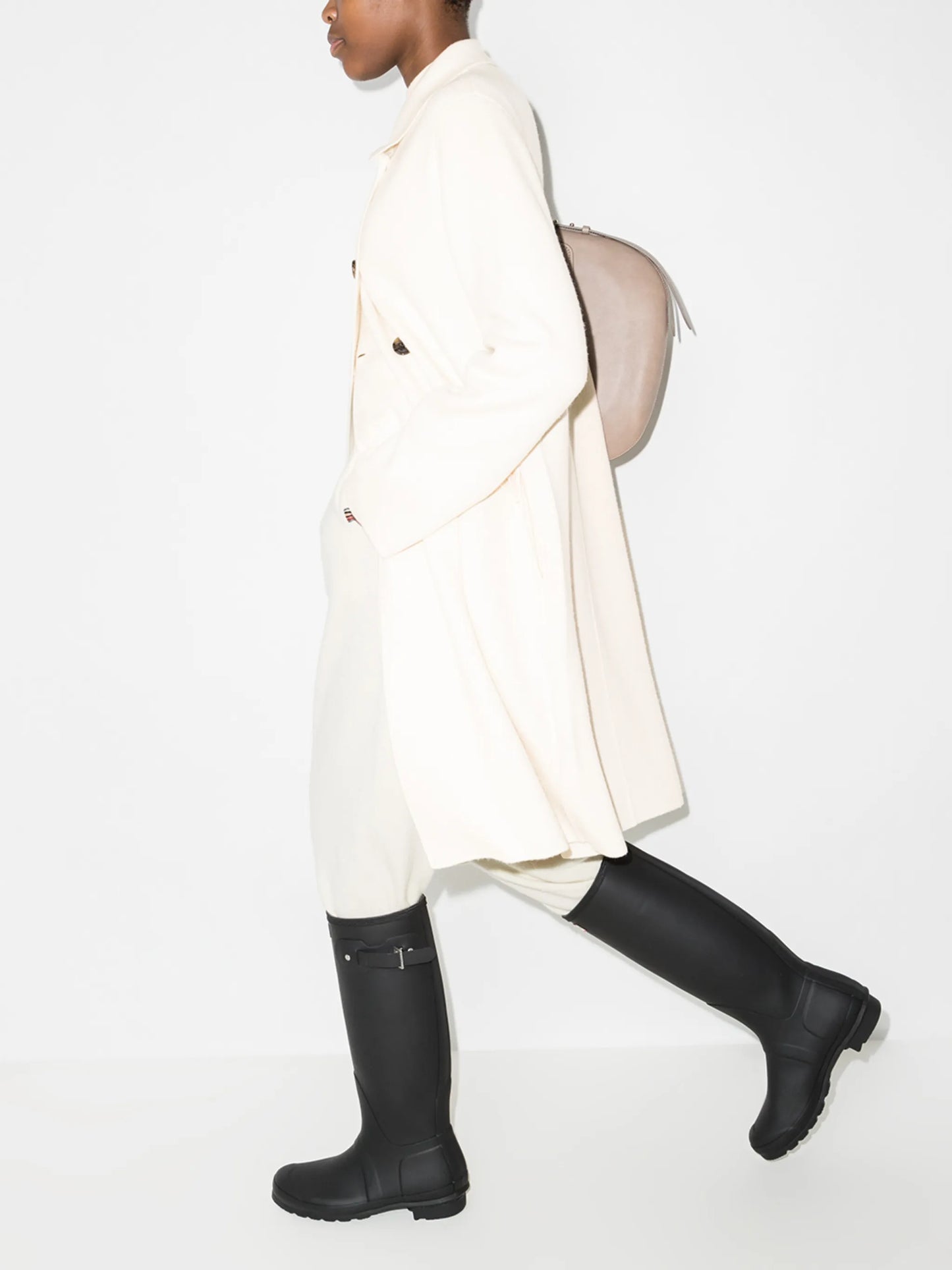 Edith double-breasted cashmere coat