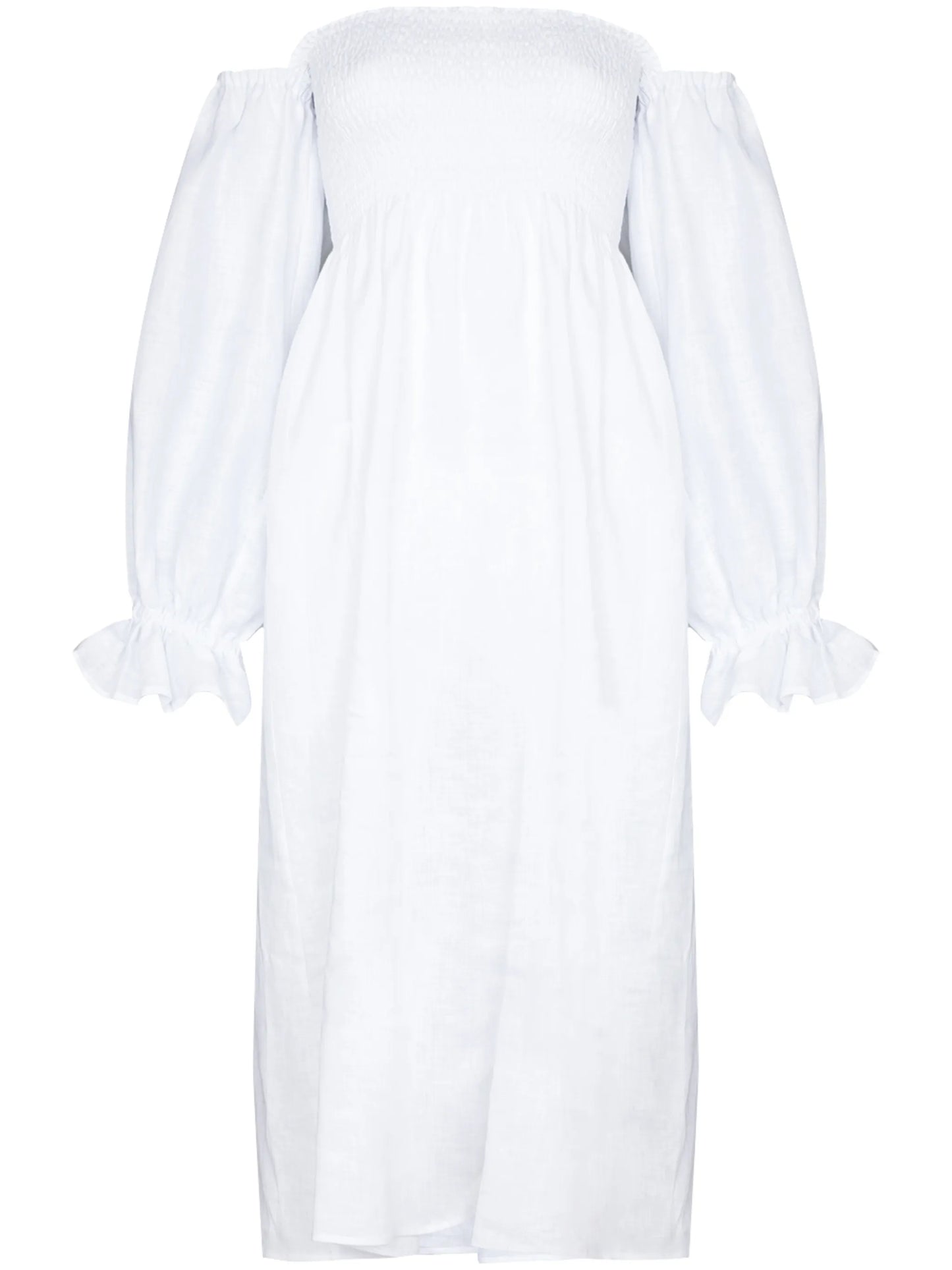 Atlanta linen midi dress