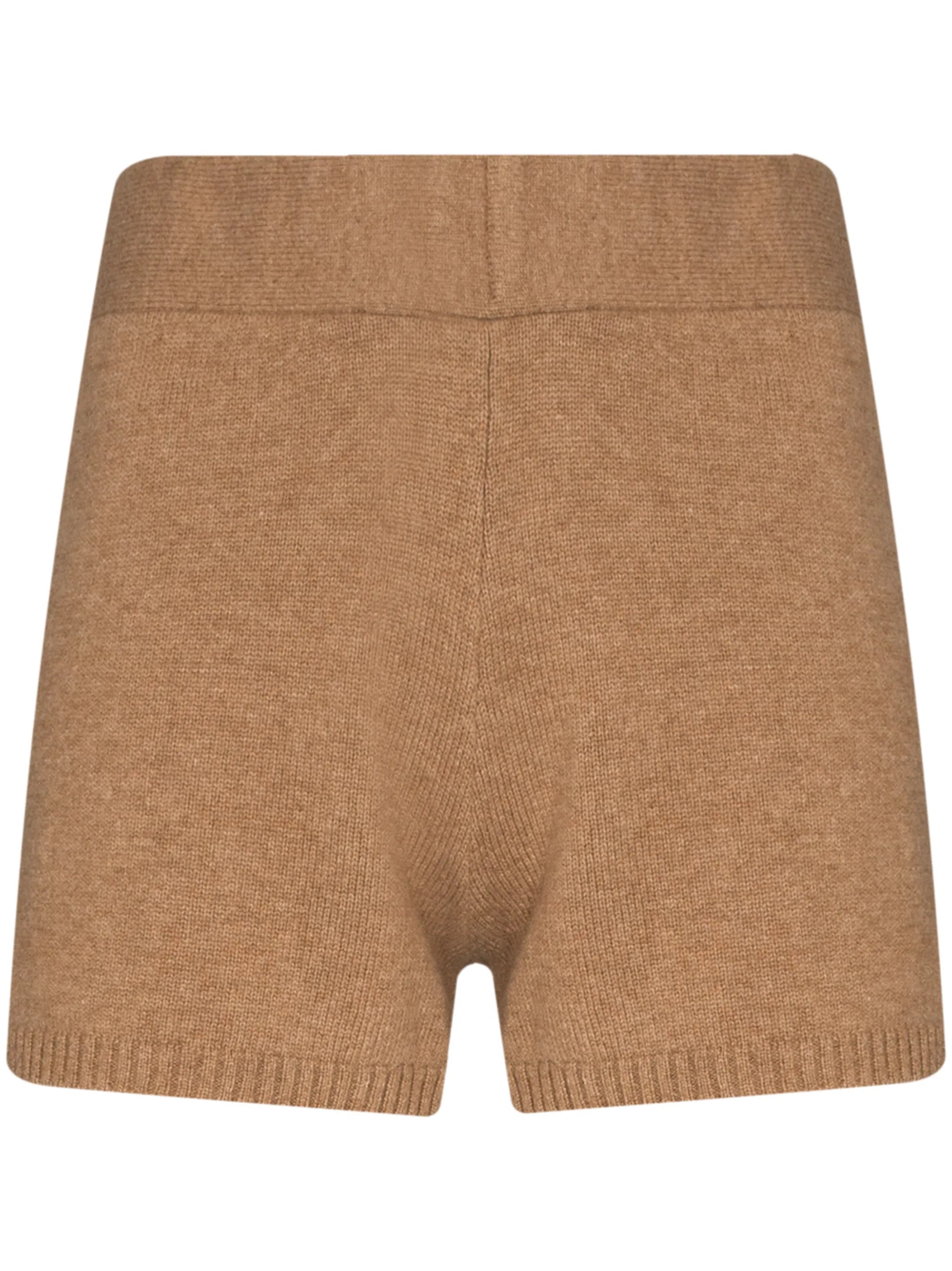 Winnie high-waisted knitted shorts