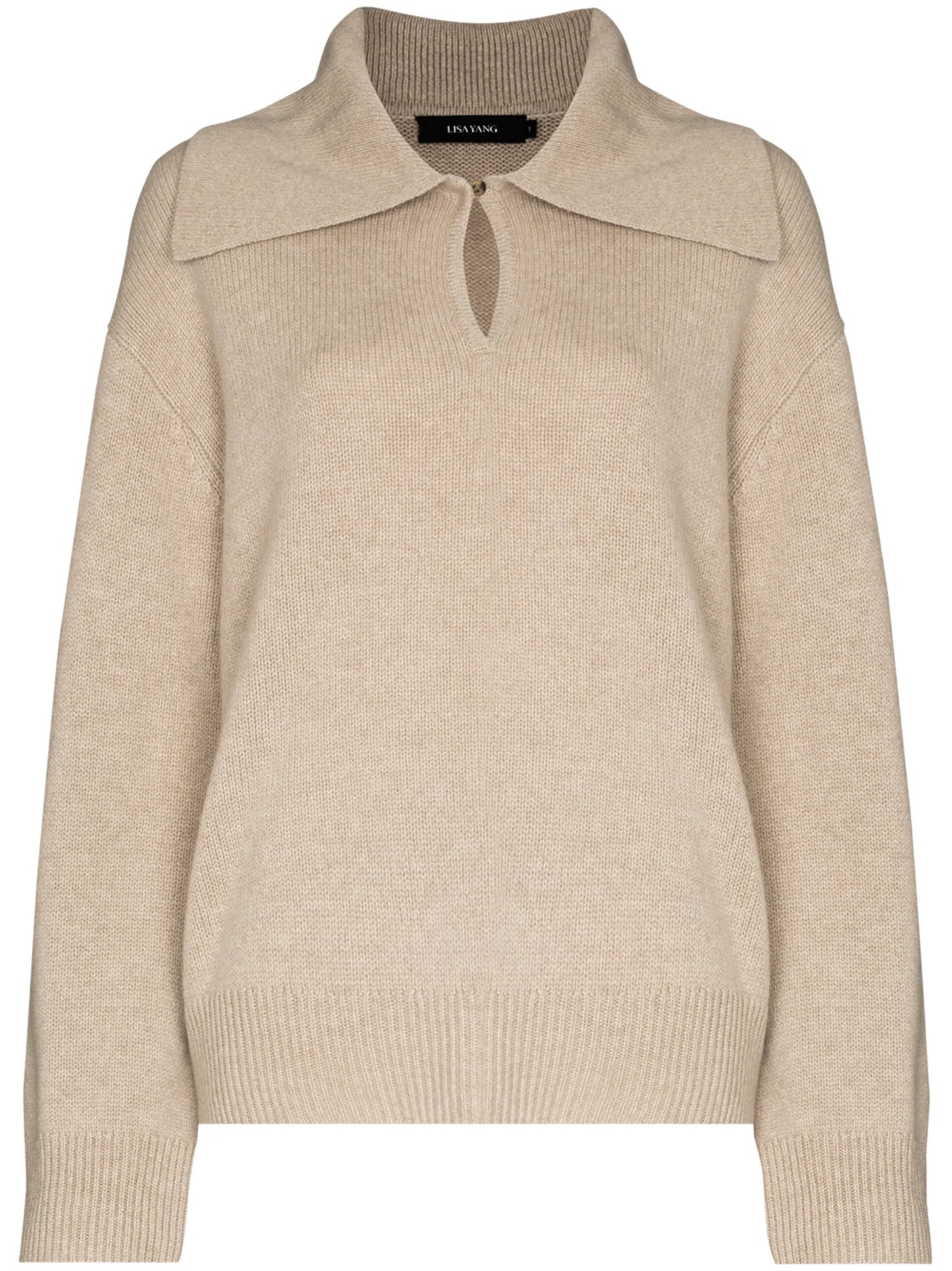 Dorothy wide-collar jumper