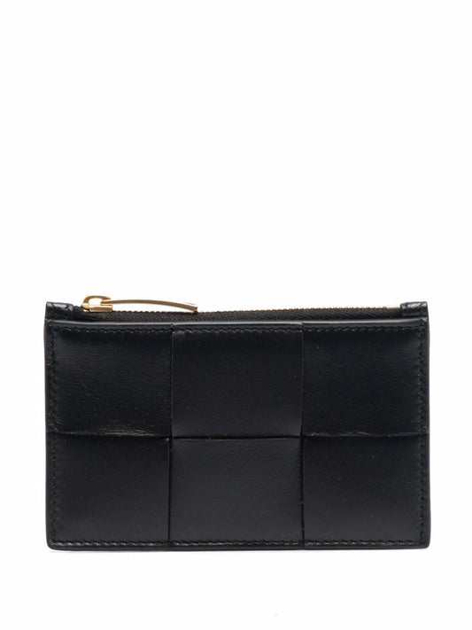 Cassete leather wallet