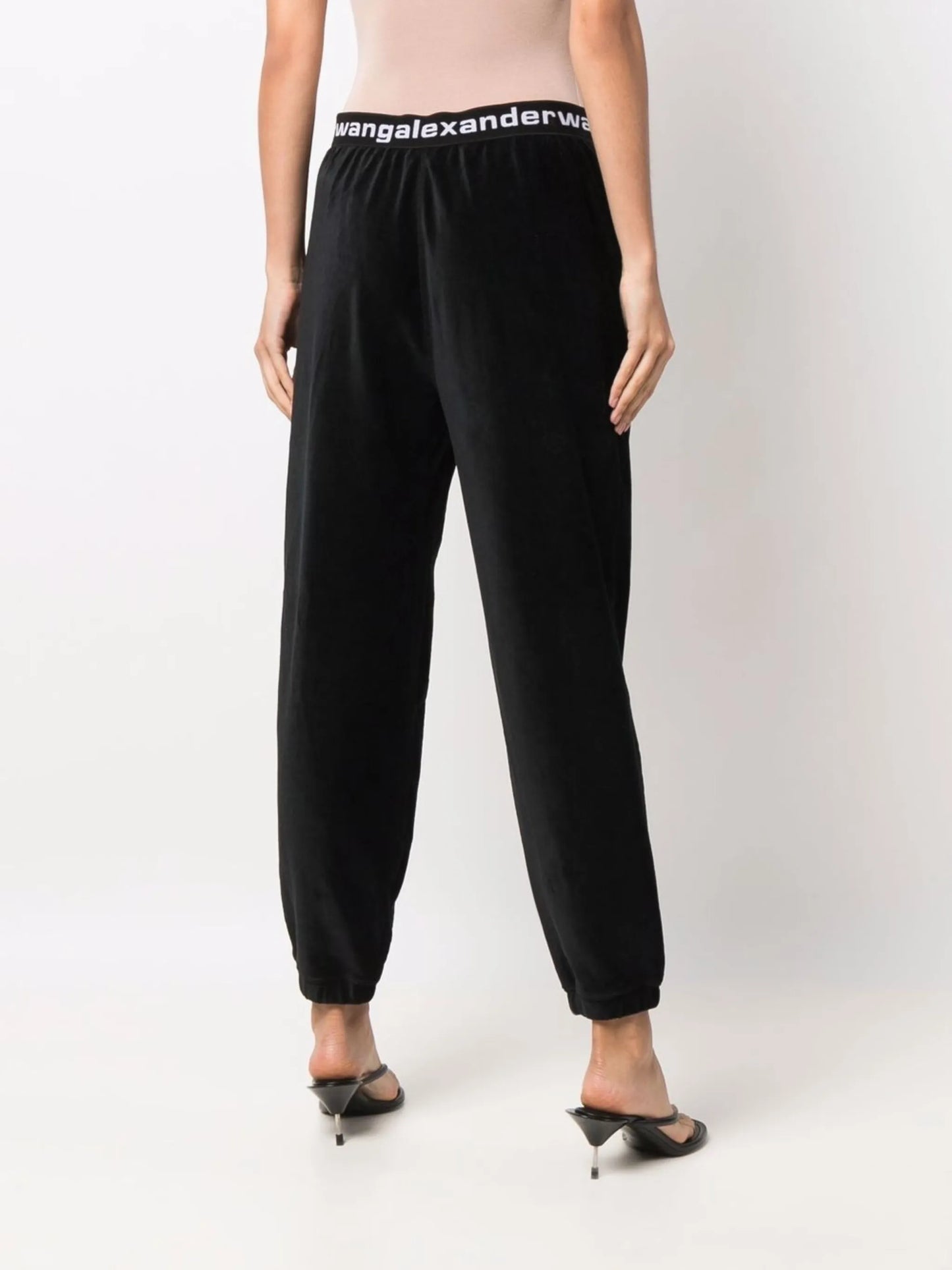 logo-waistband track pants