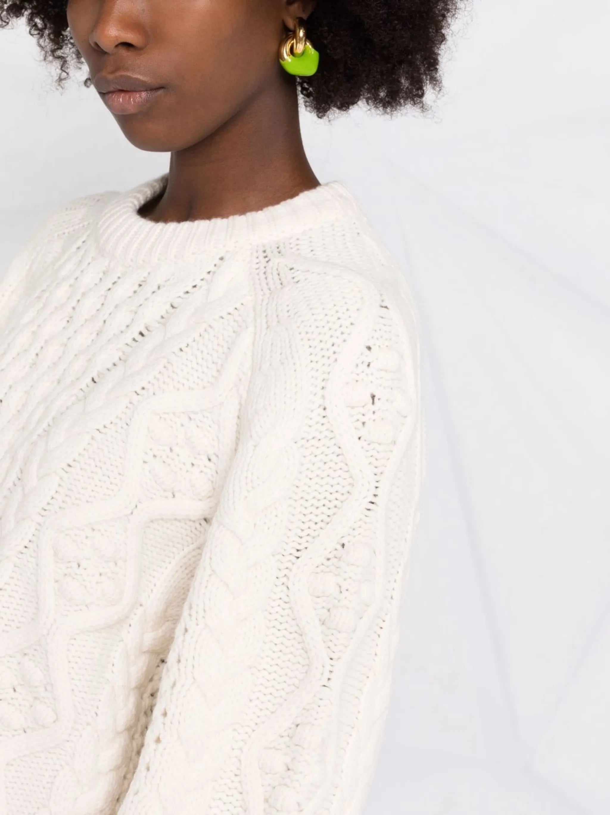 cable knit jumper