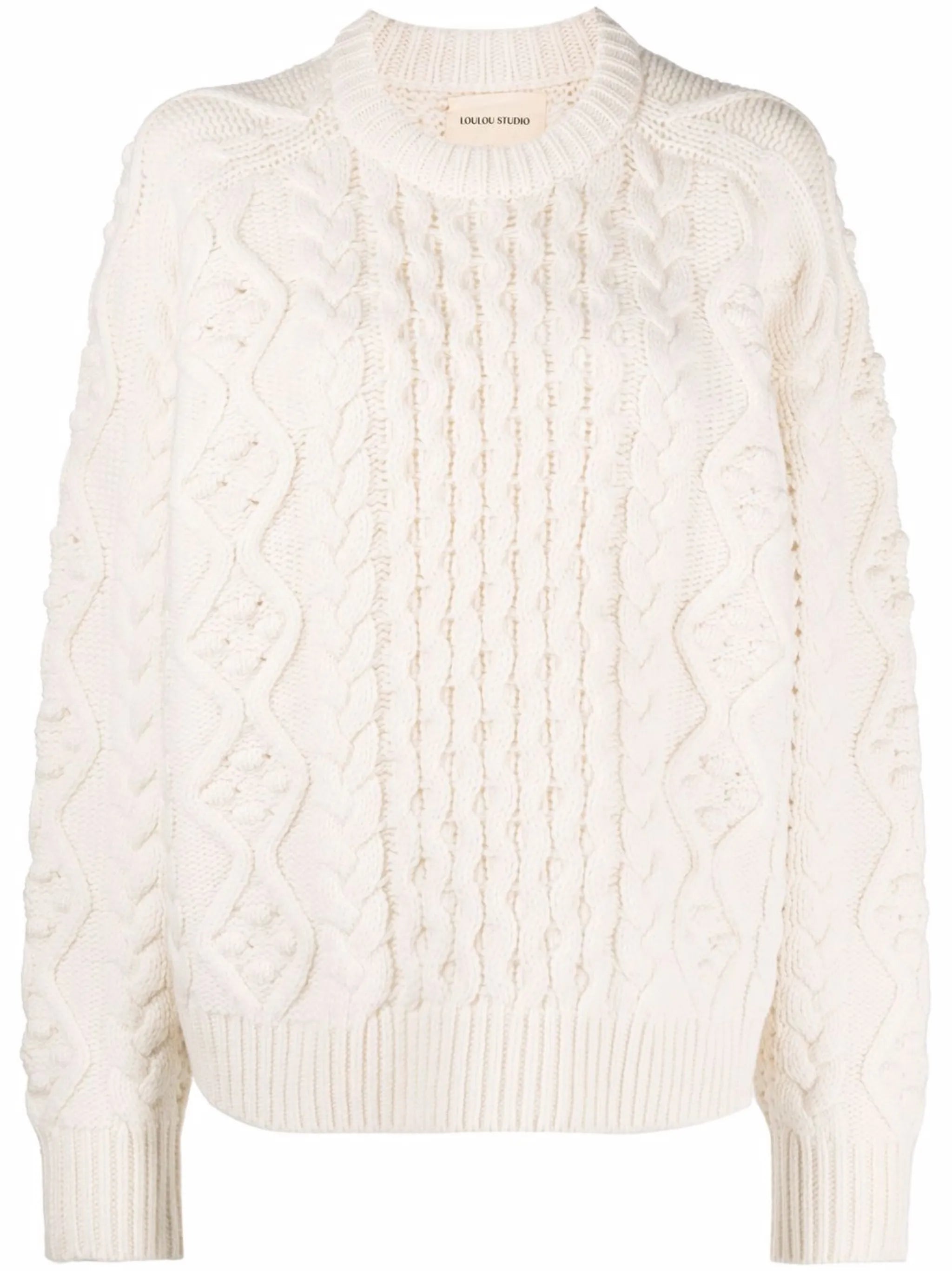 cable knit jumper