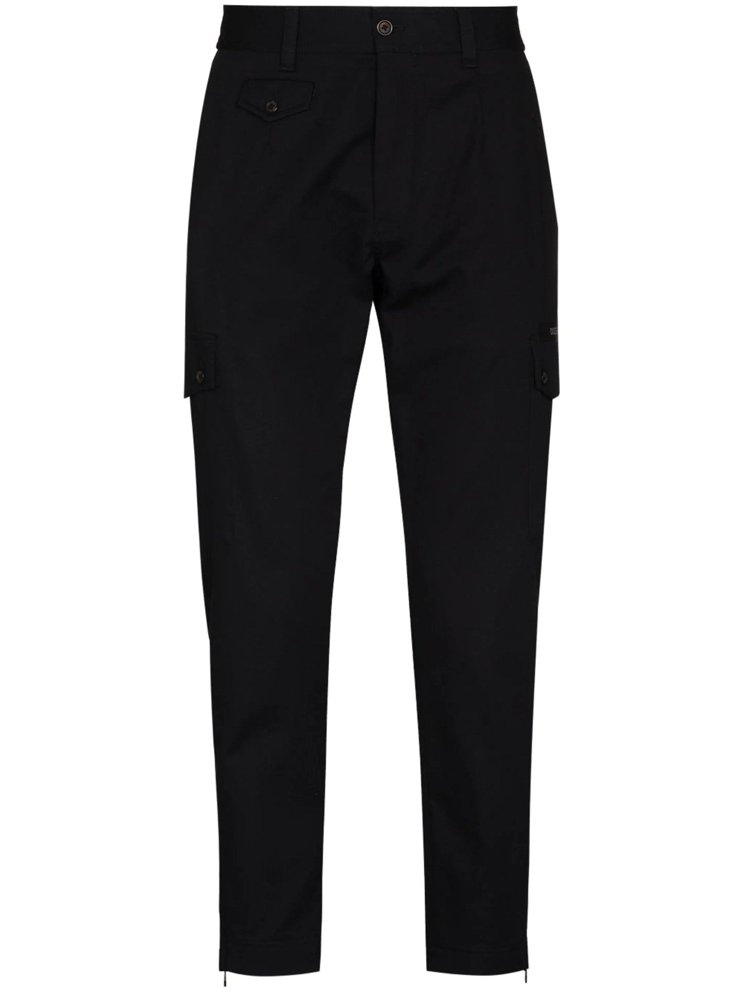slim-fit tailored trousers