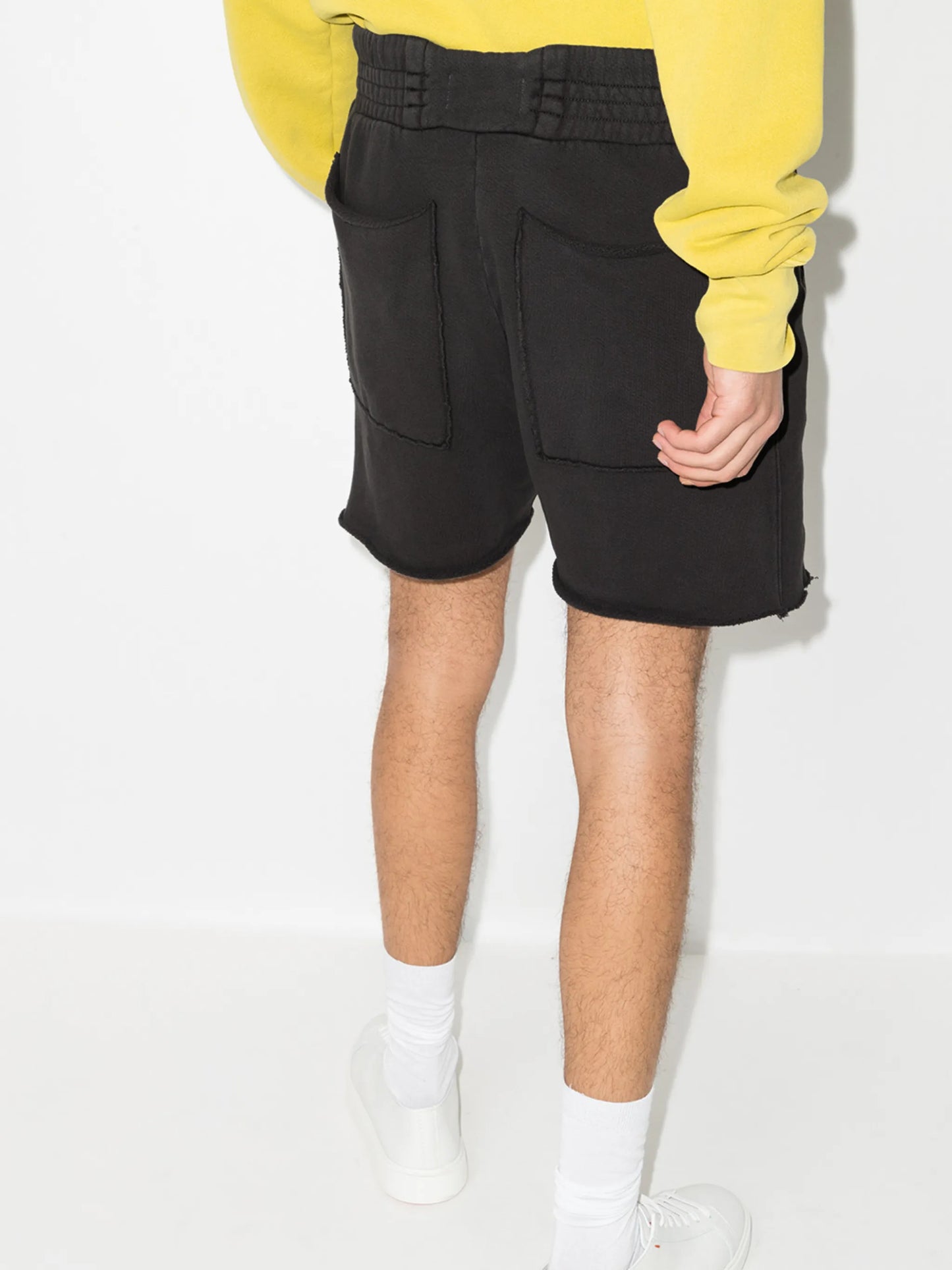 Yacht drawstring-waist track shorts