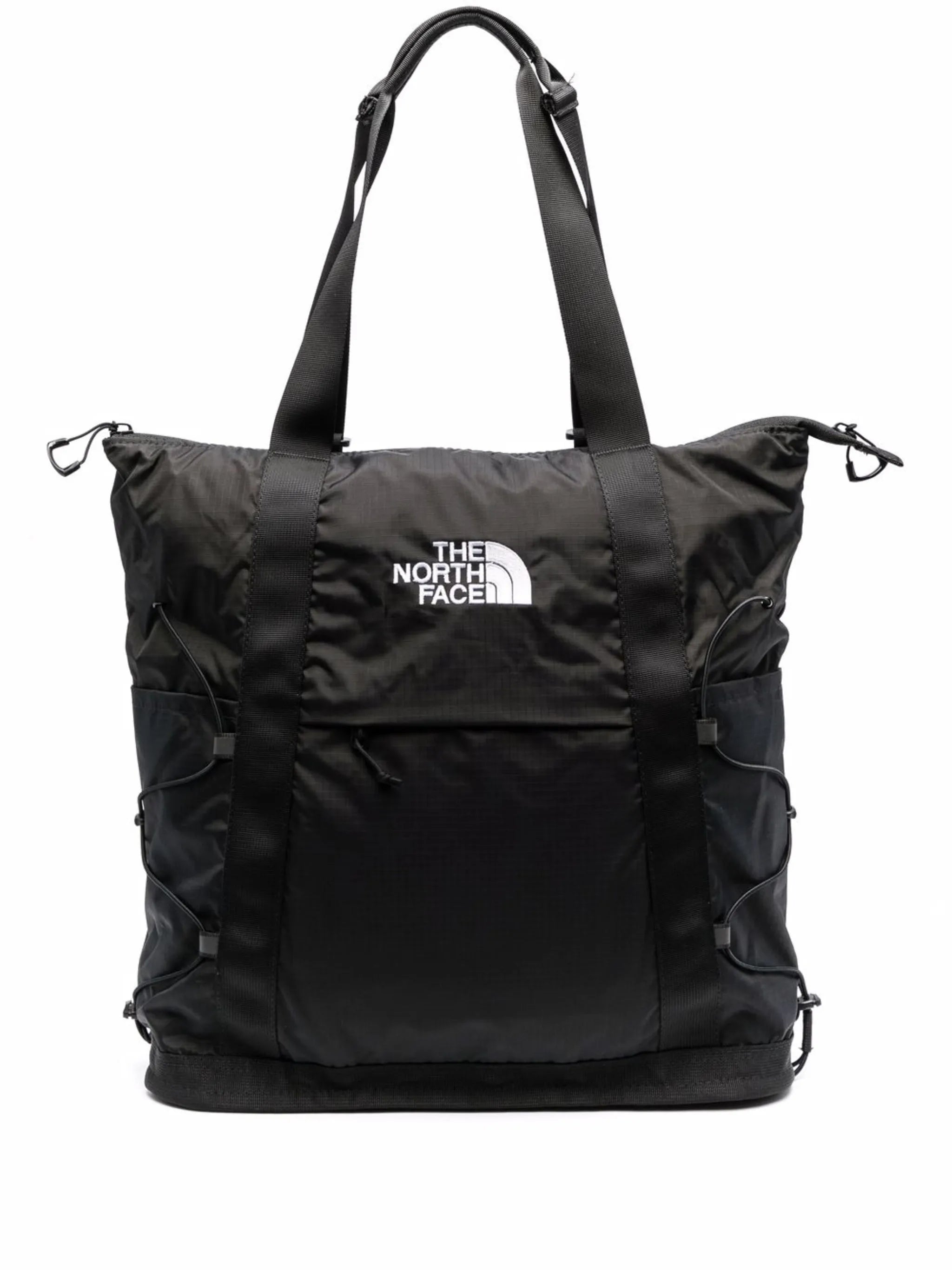 Borealis logo-embroidered tote bag