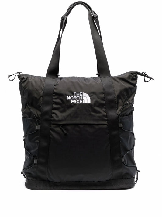 Borealis logo-embroidered tote bag