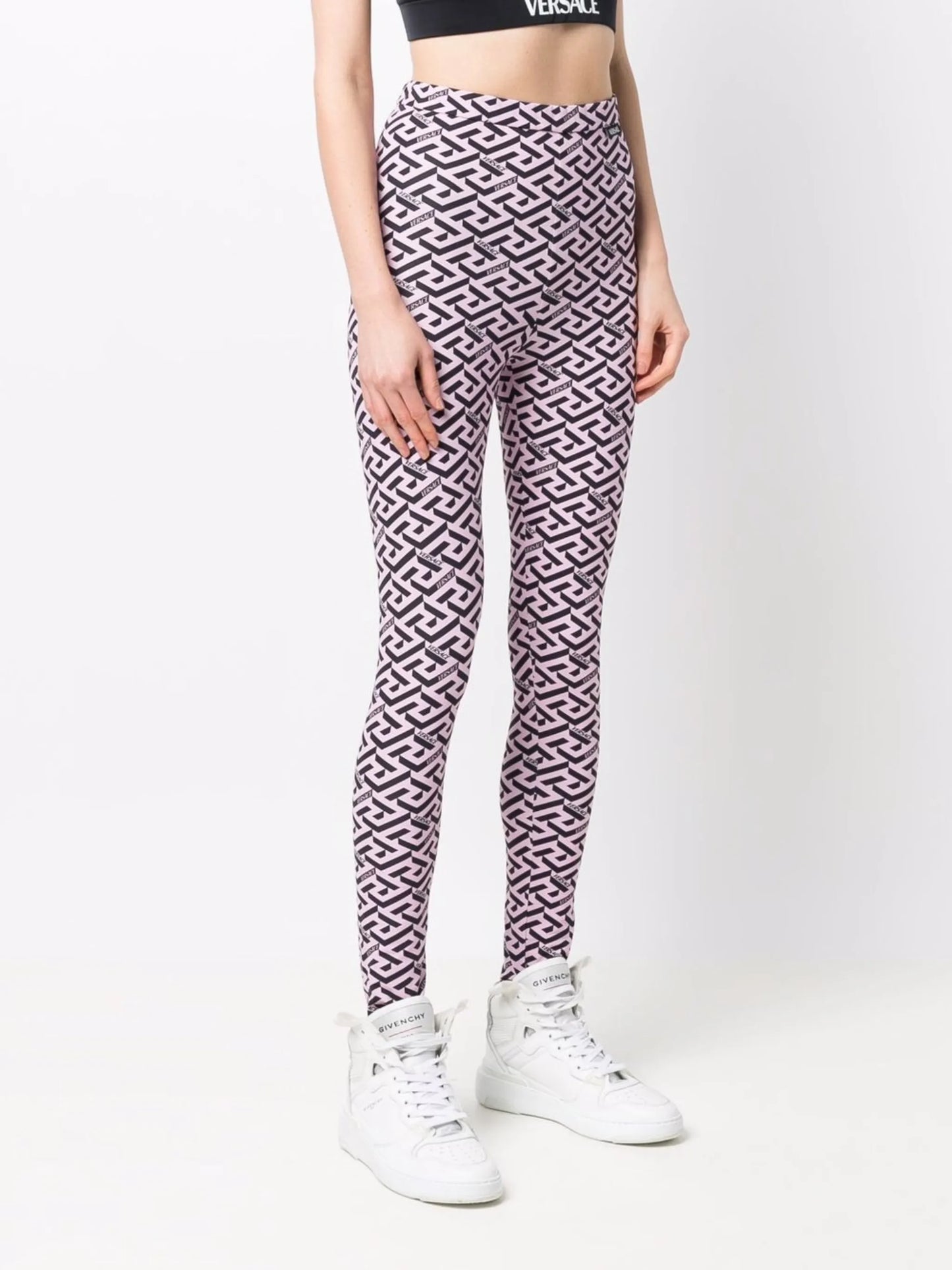 La Greca-print leggings