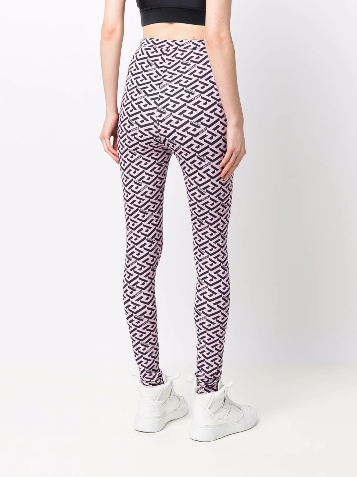 La Greca-print leggings