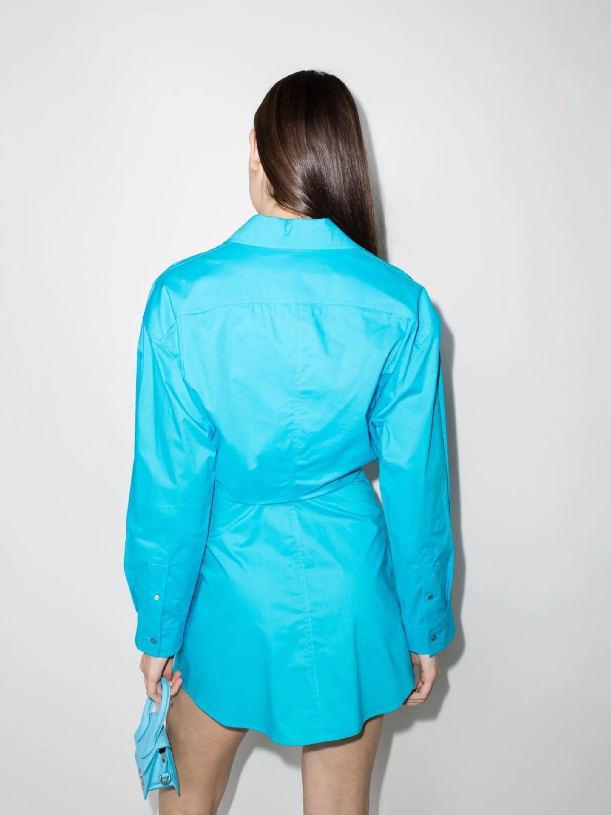 Baunhilha layered shirt dress