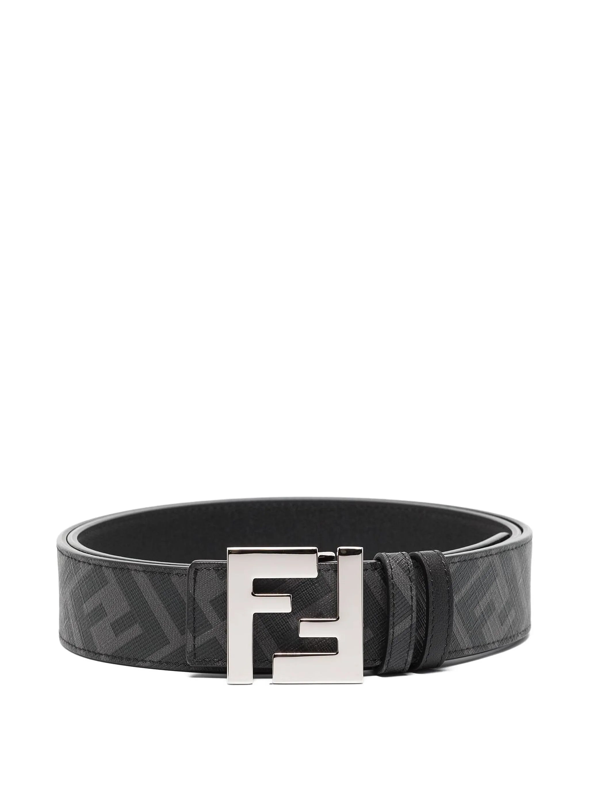 FF-logo reversible leather belt