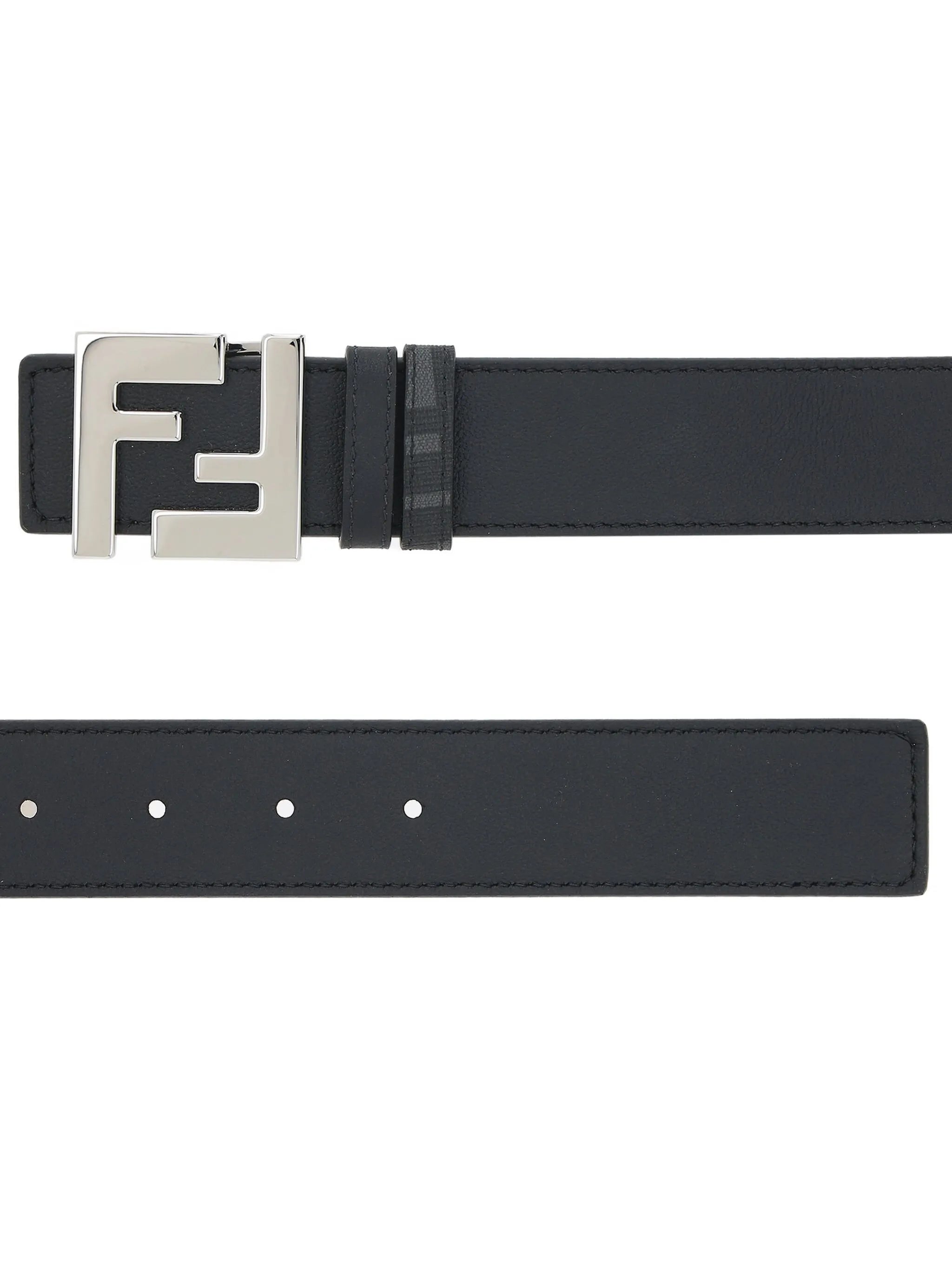 FF-logo reversible leather belt