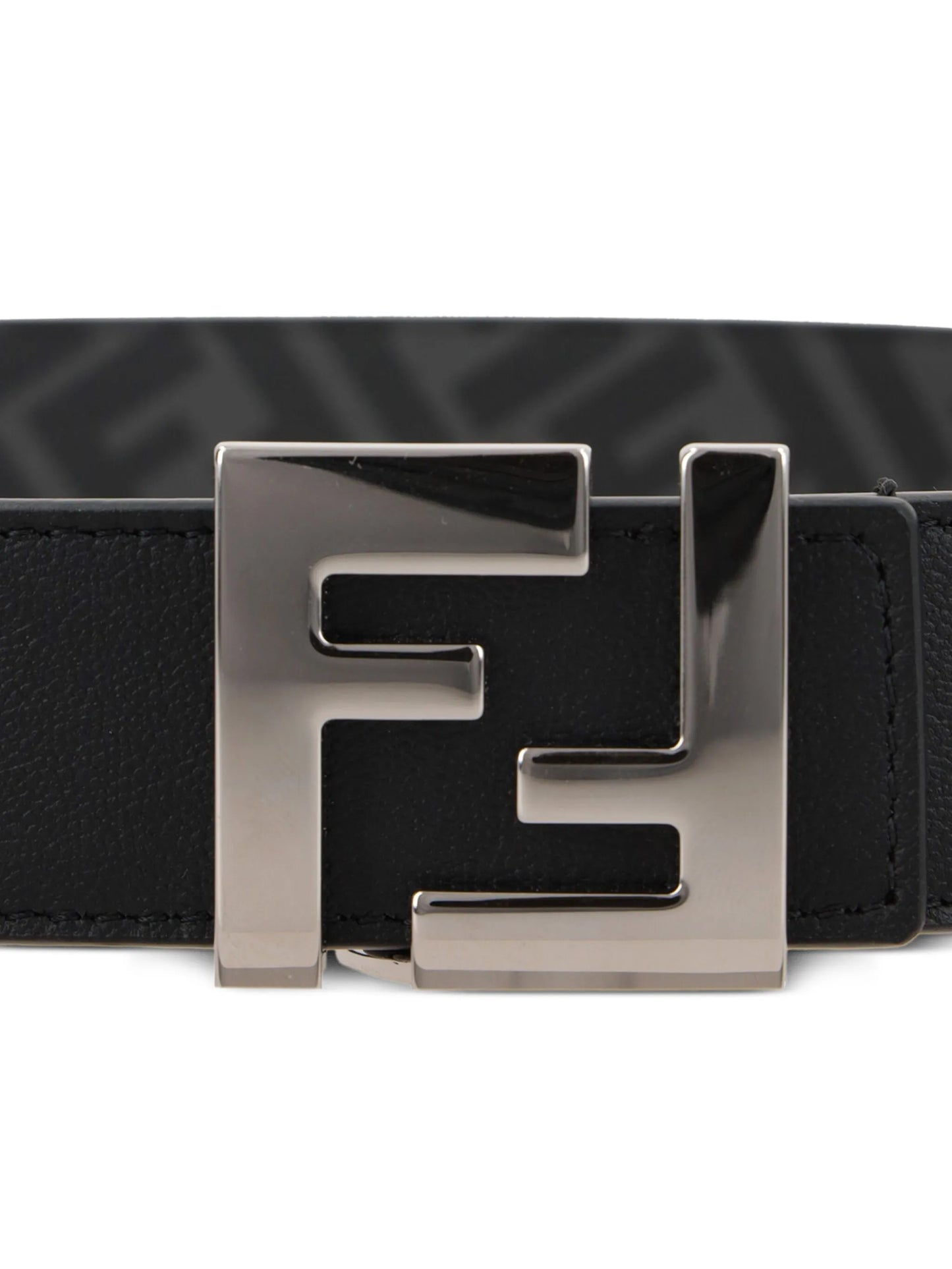 FF-logo reversible leather belt