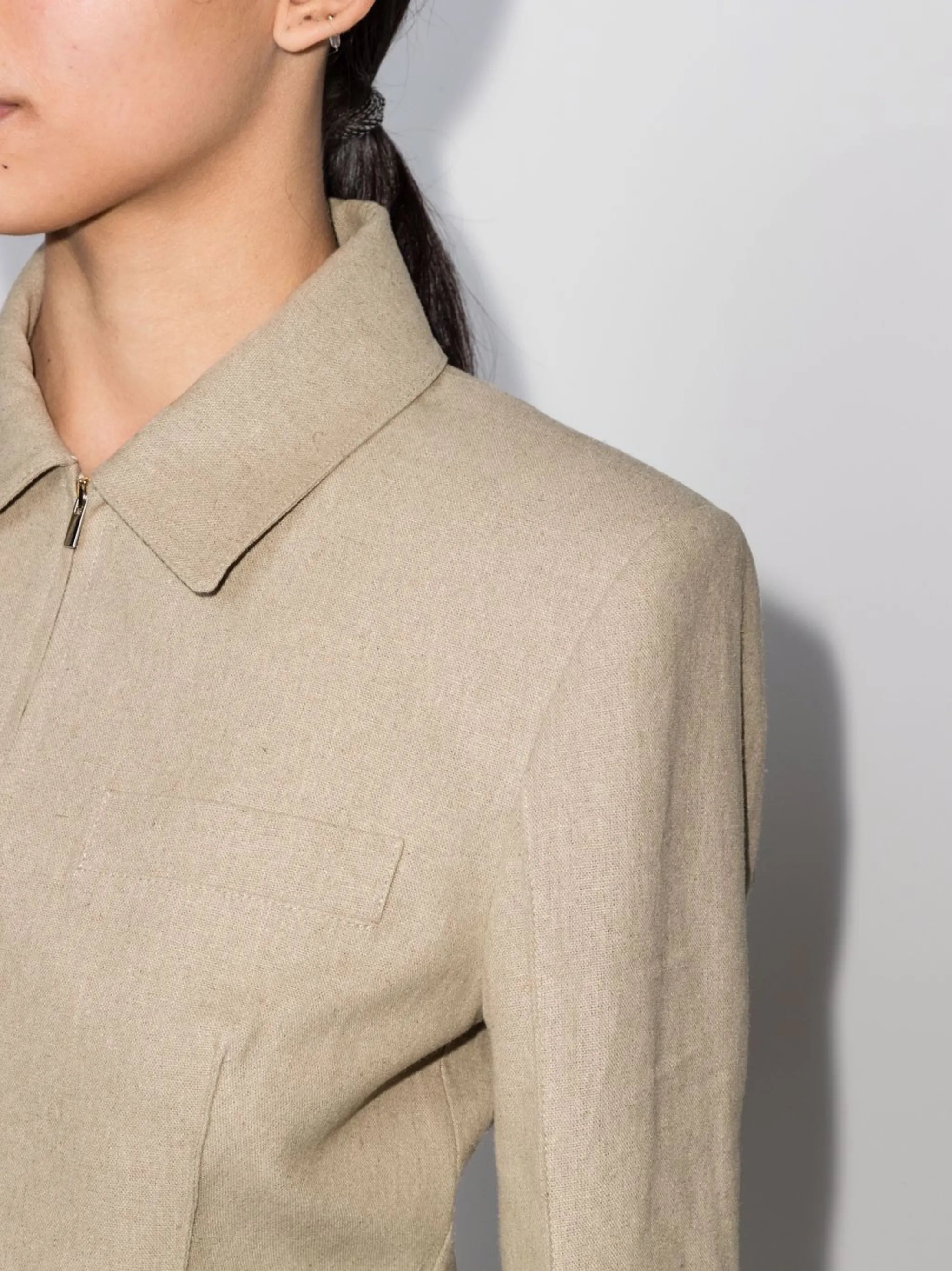 La Veste zip-up shirt