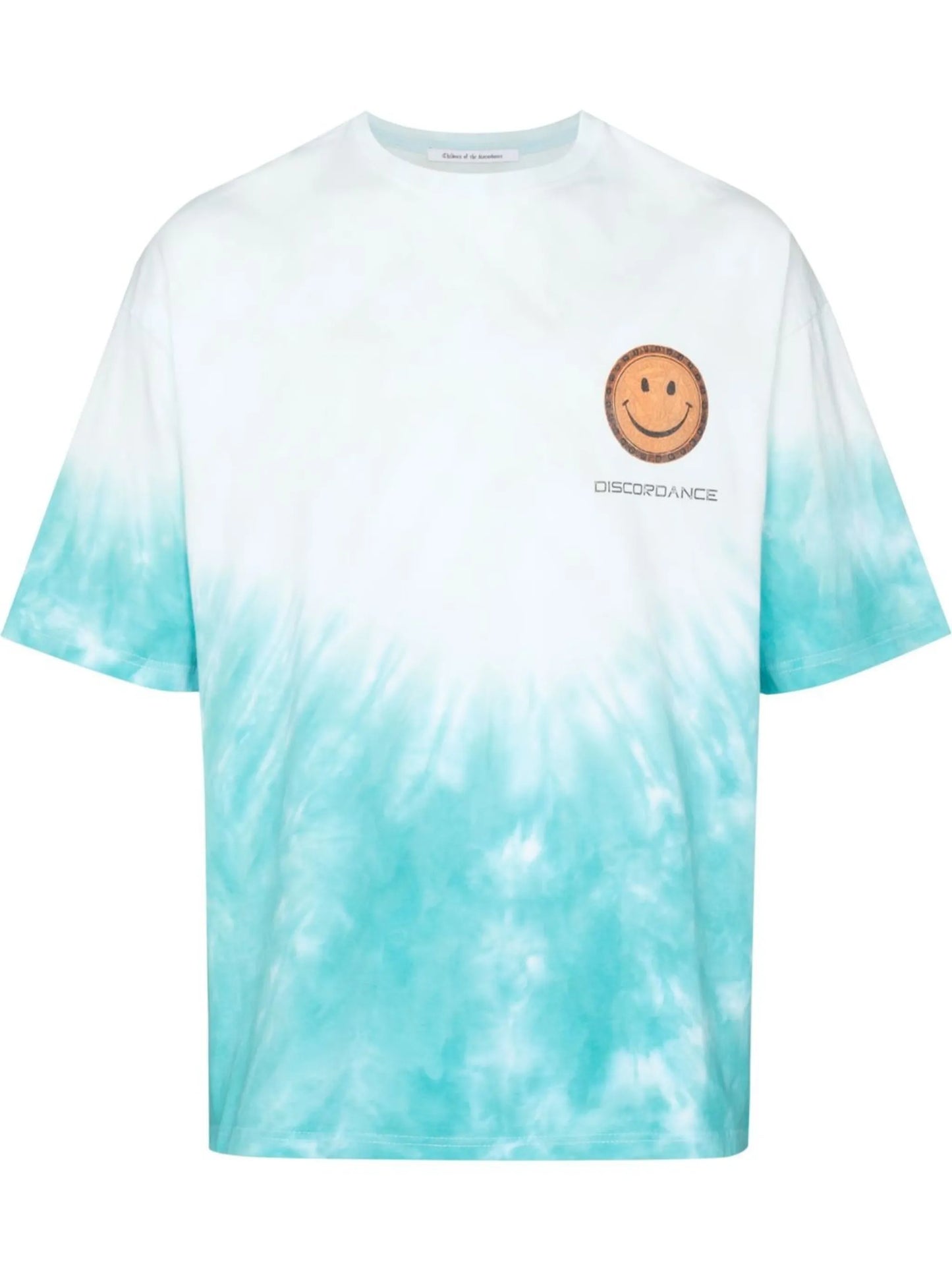 hand-dyed graphic-print T-shirt