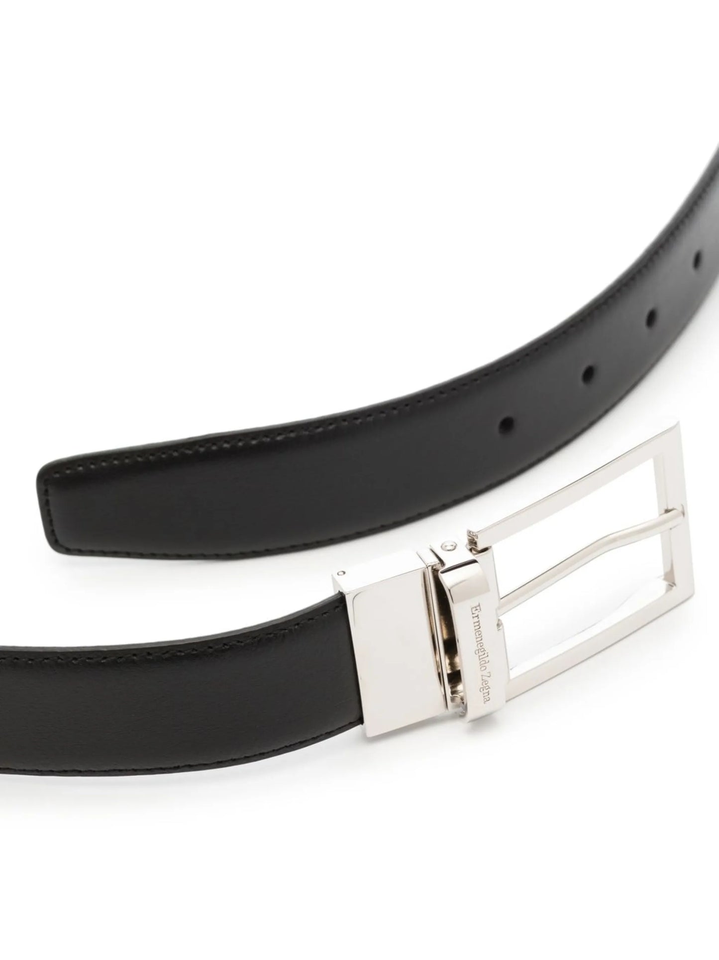 reversible buckle leather belt