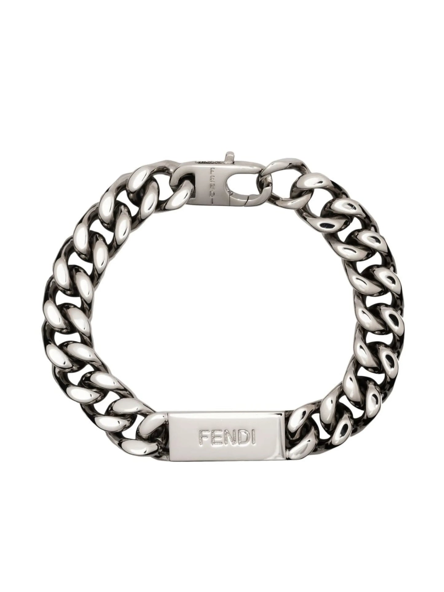 logo-engraved bracelet