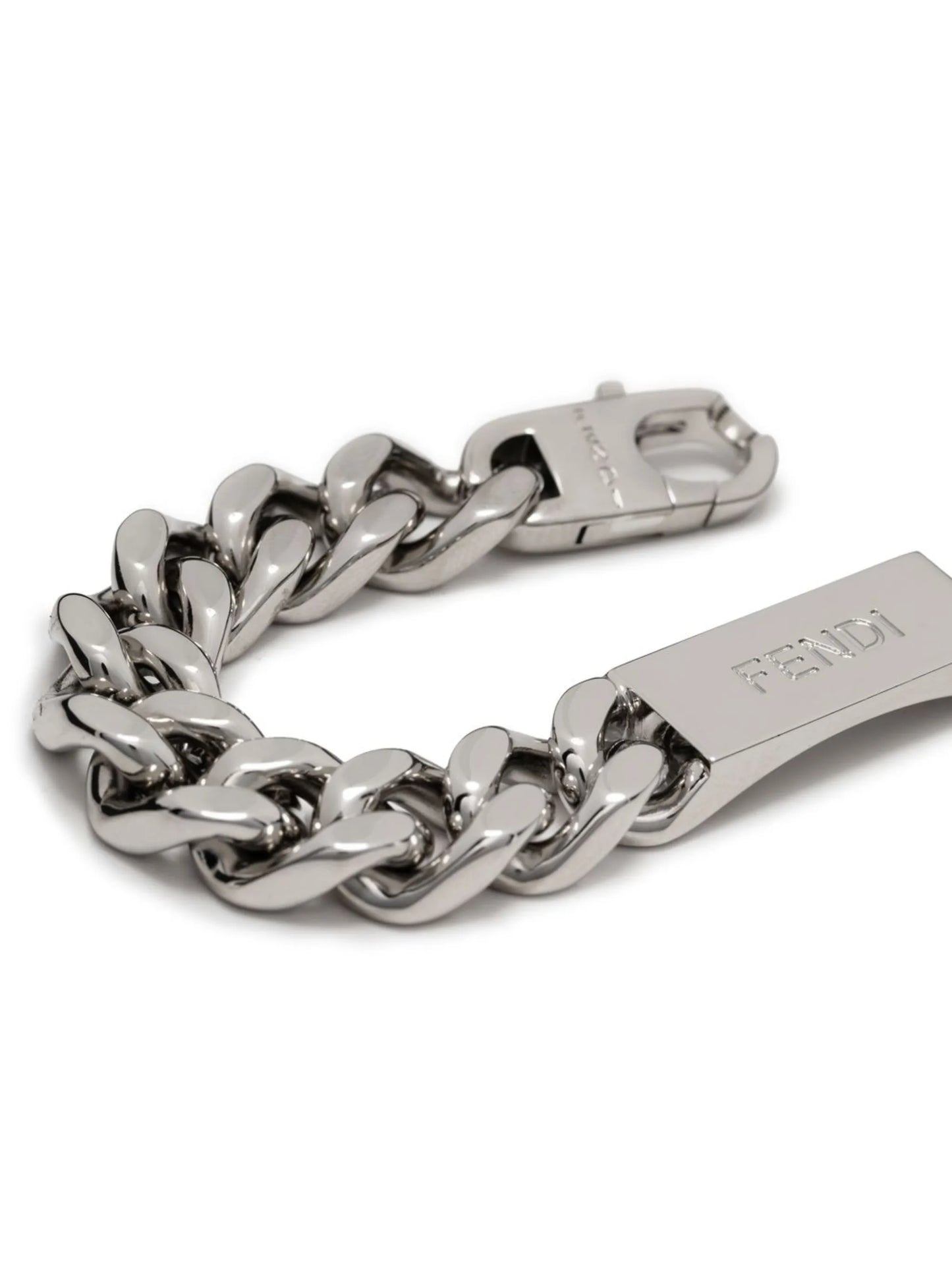 logo-engraved bracelet