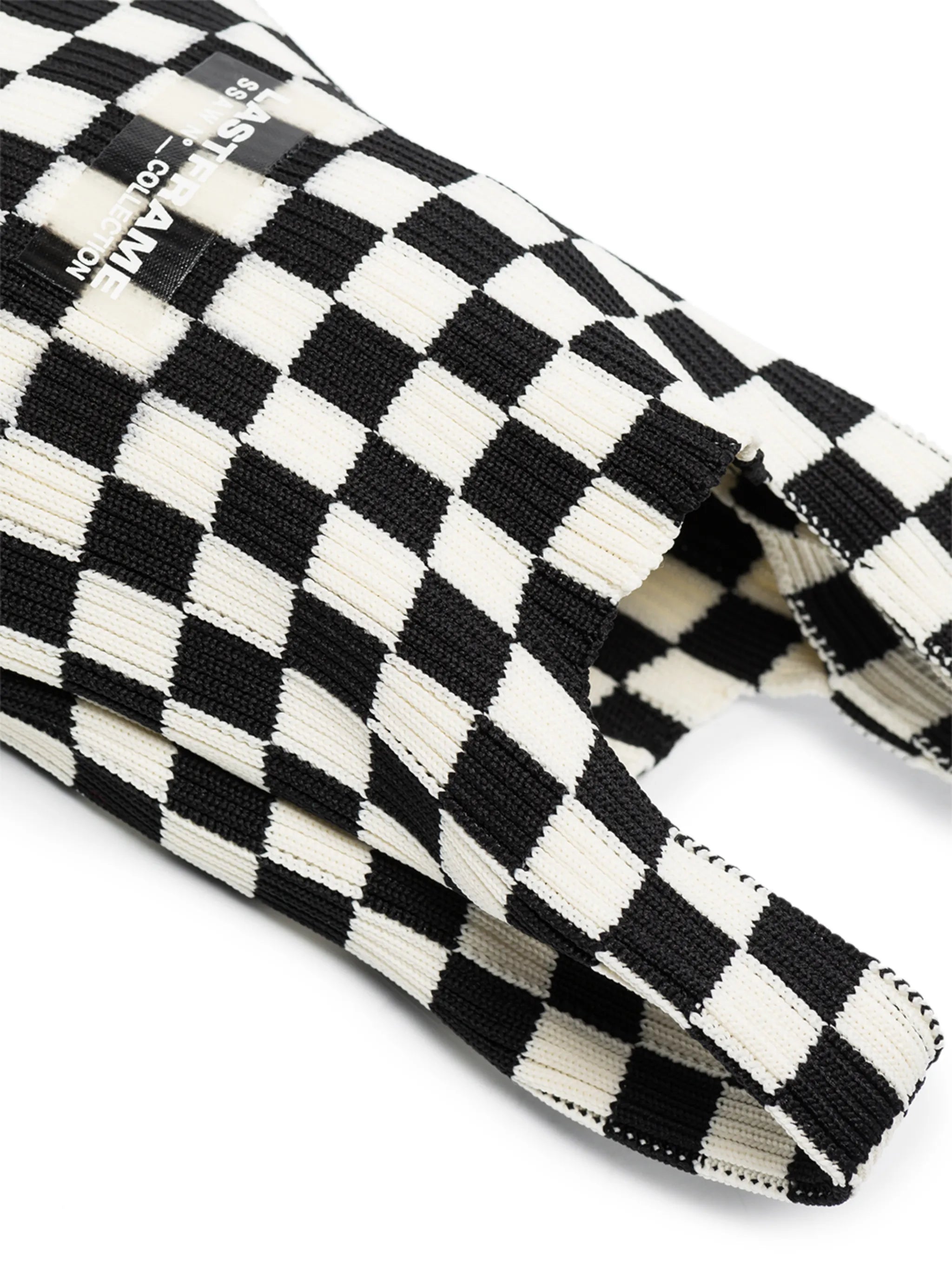 Market Ichimatsu mini tote bag