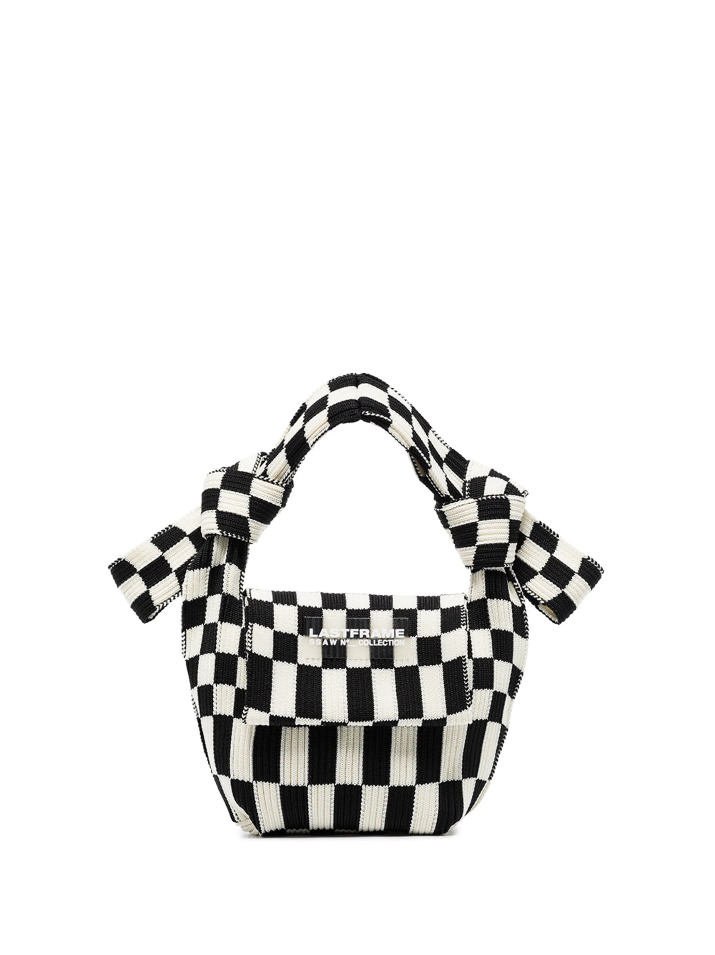 Ichimatsu checked mini bag