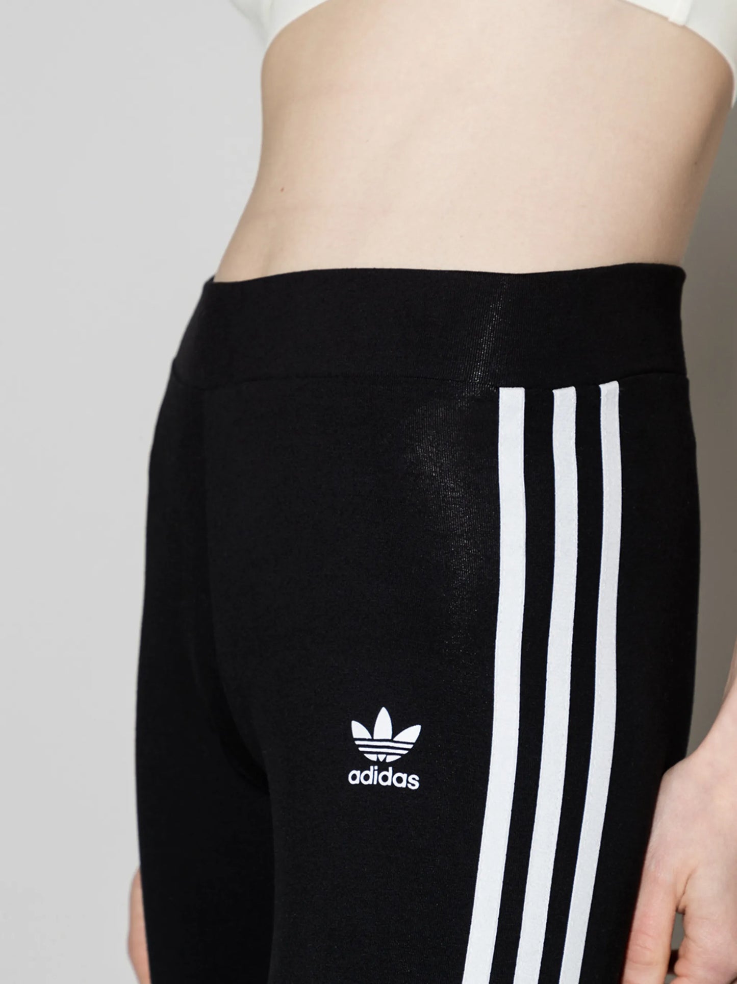 Trefoil-logo performance leggings