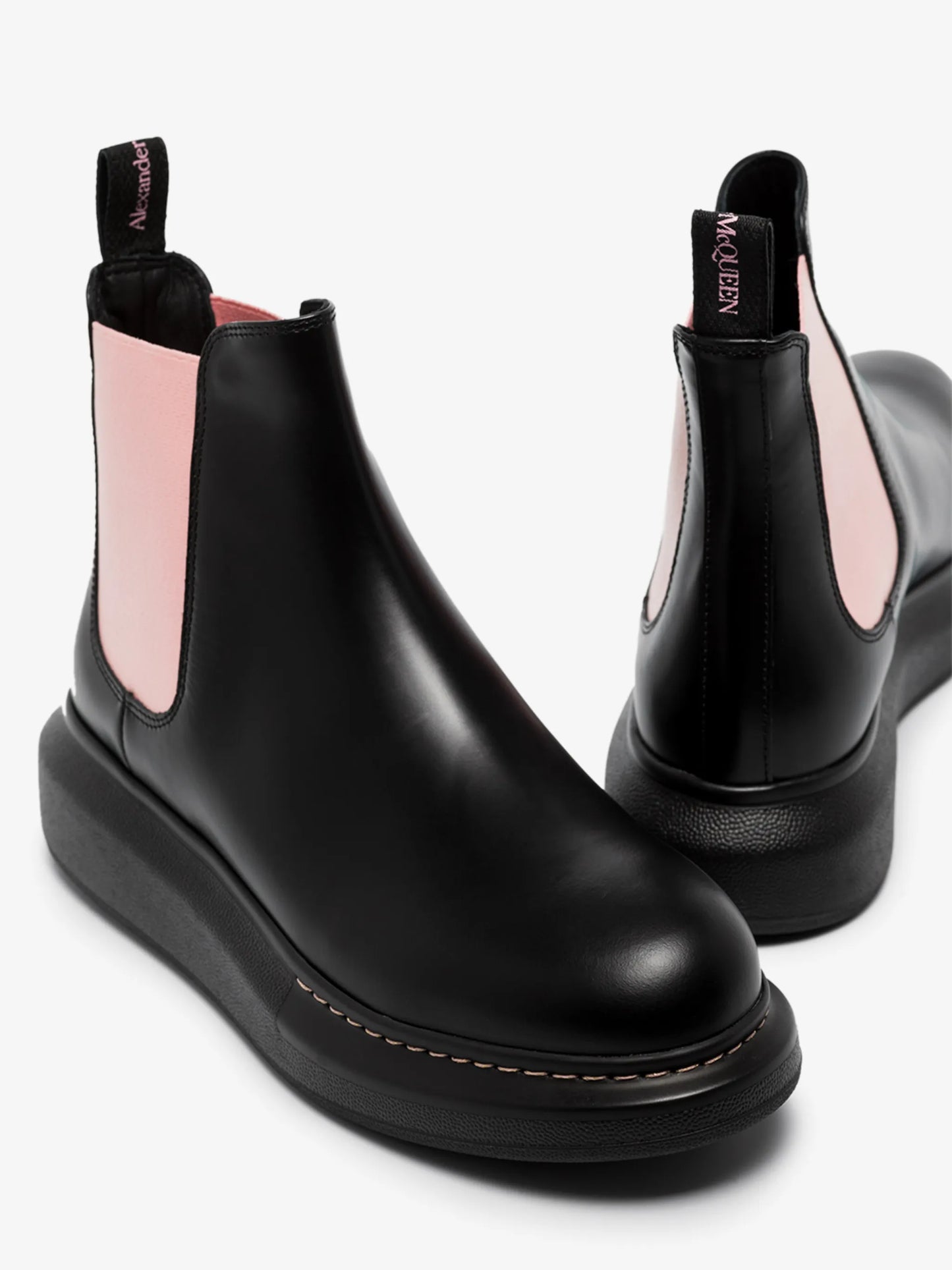 platform sole ankle boots