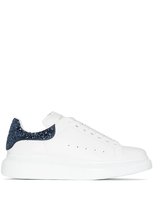 Oversized glitter-detail sneakers