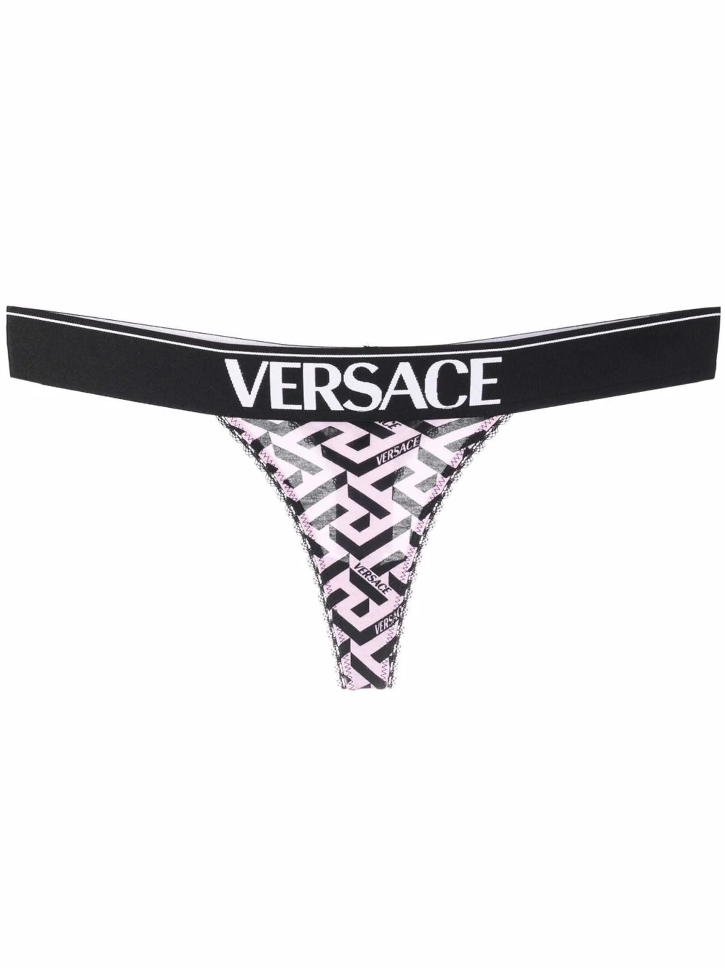 La Greca pattern thong