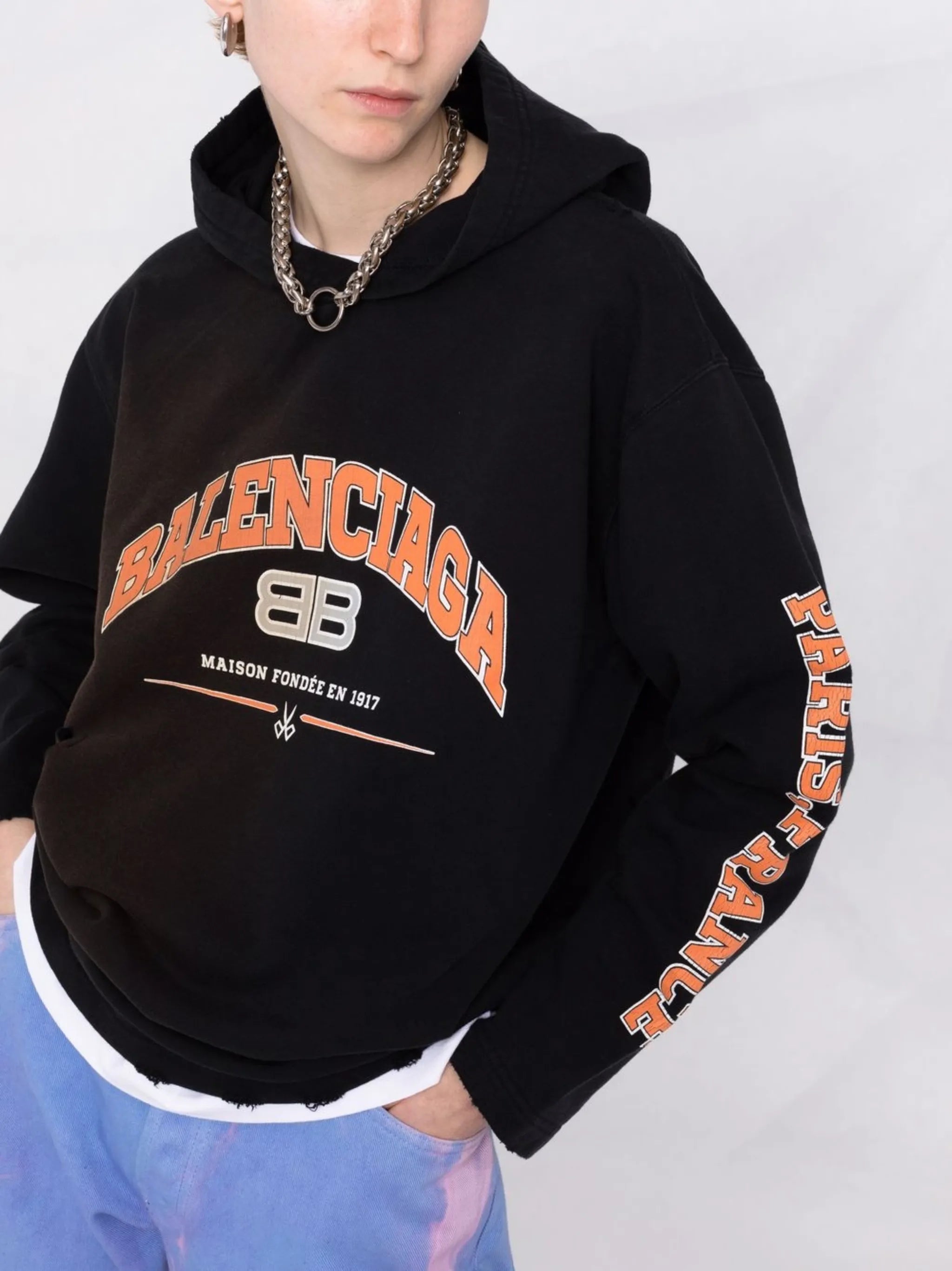 Maison cropped hoodie
