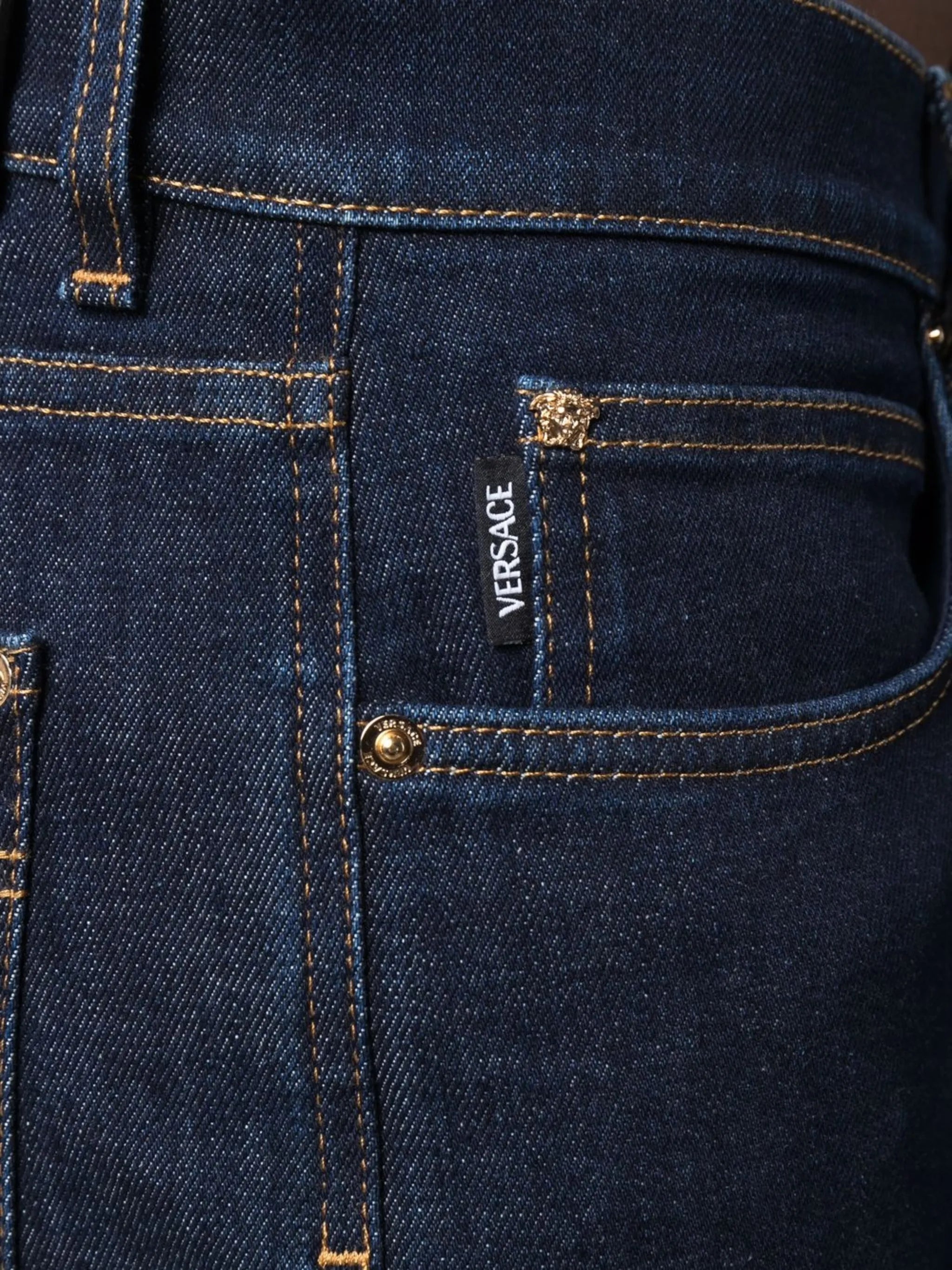mid-rise slim-fit jeans