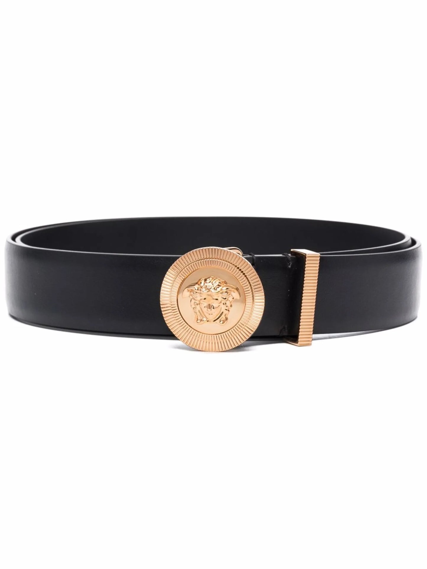 Medusa Biggie leather belt