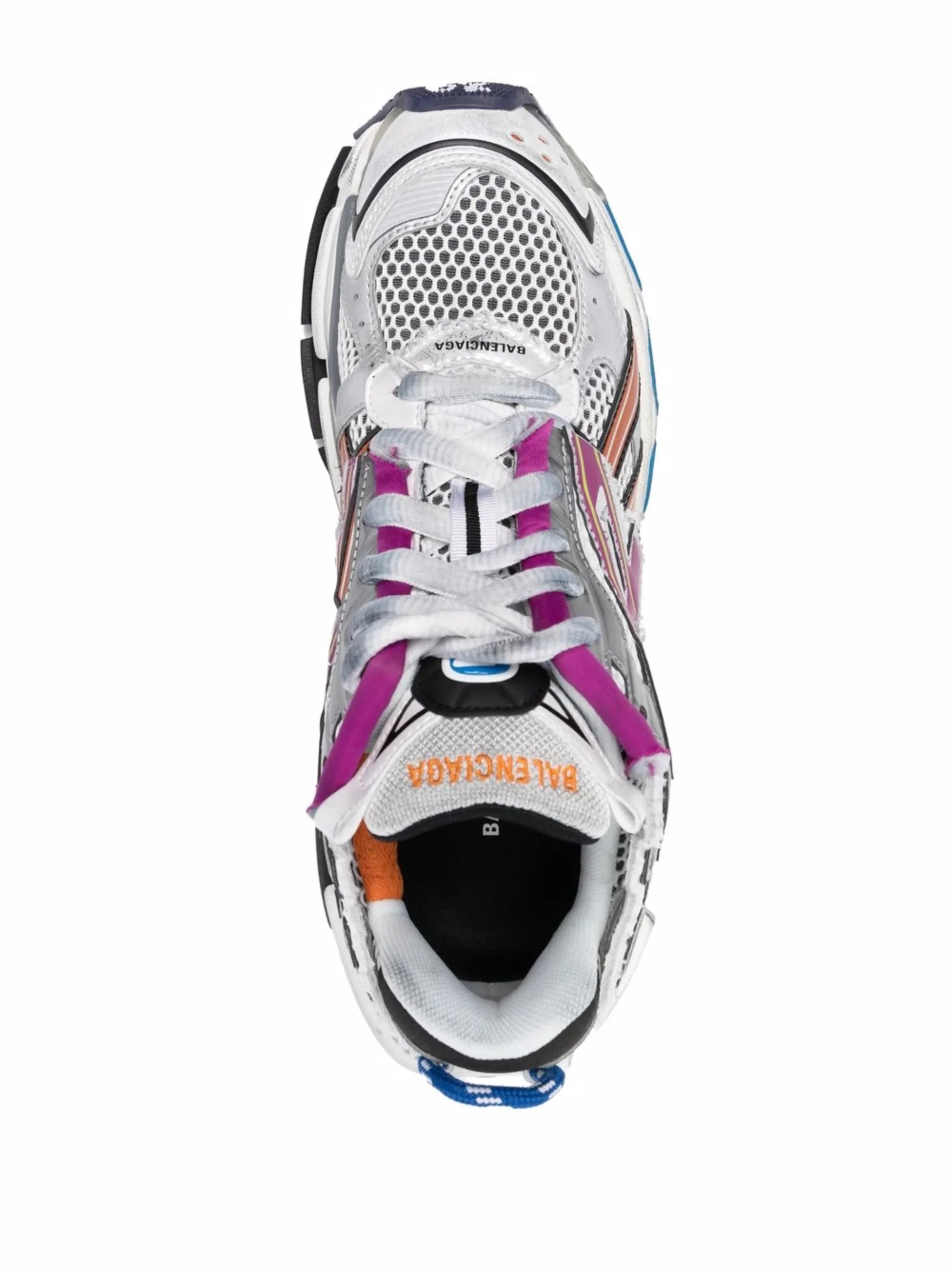 Runner panelled low-top sneakers