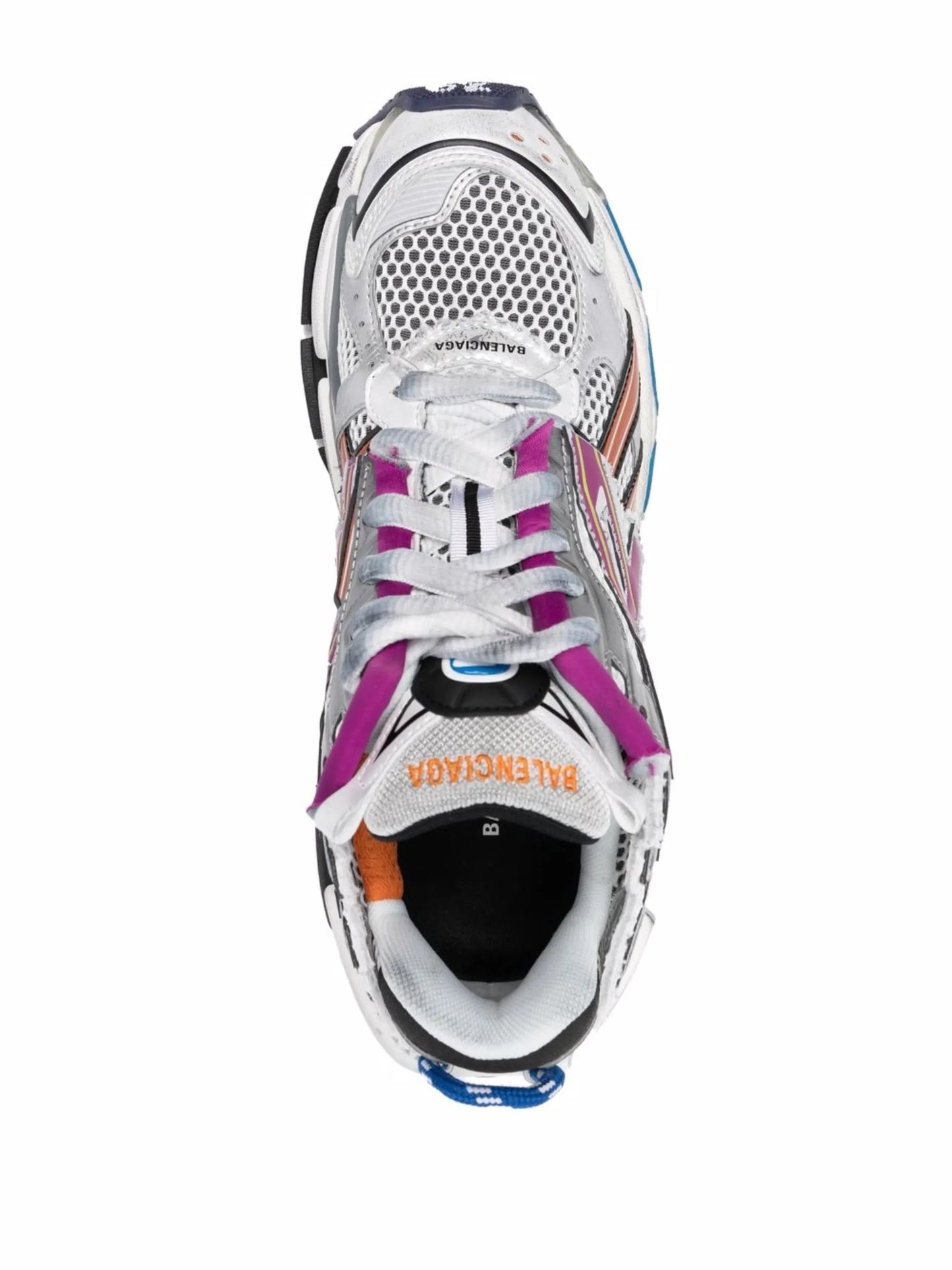 Runner panelled low-top sneakers