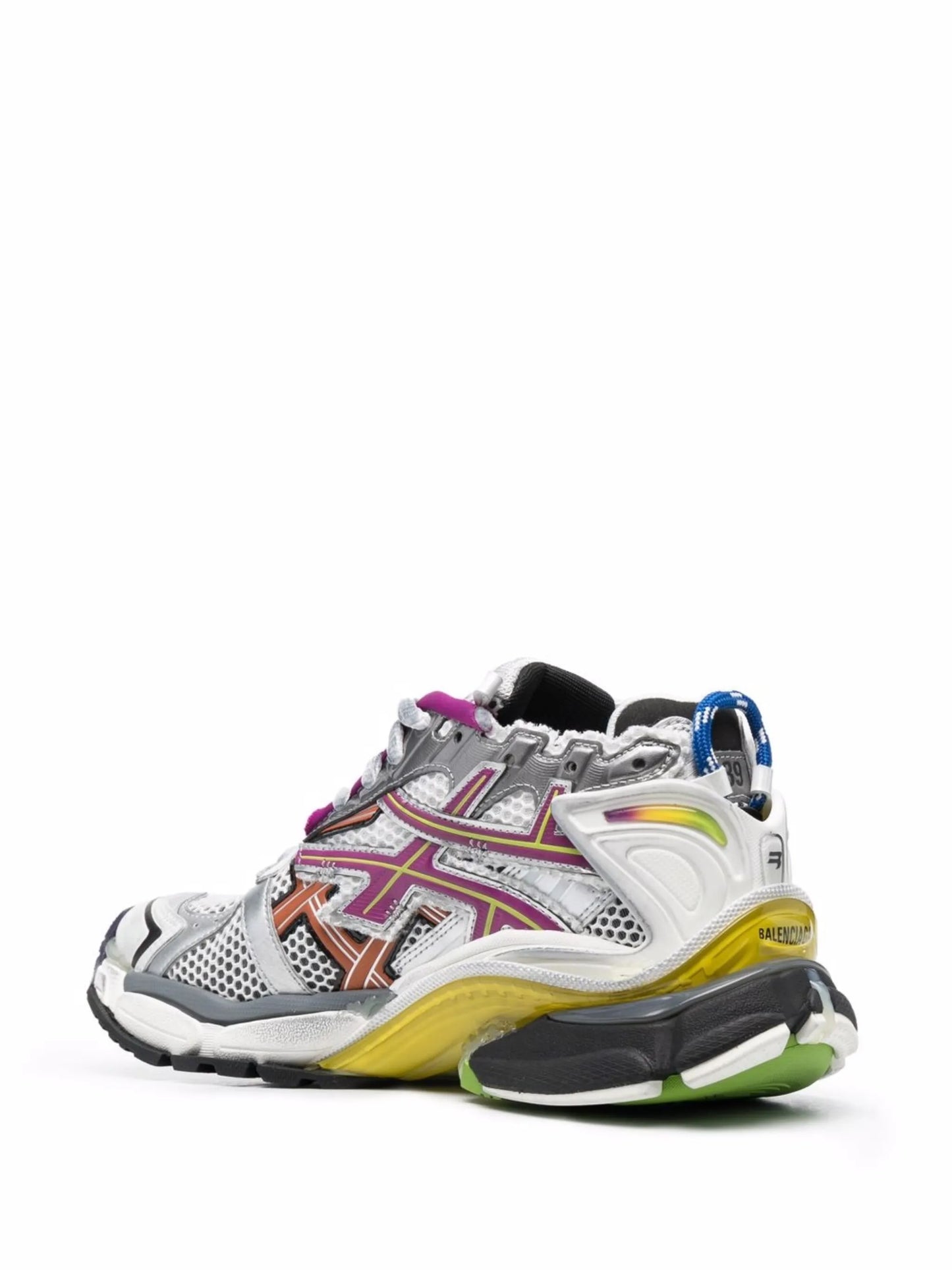 Runner panelled low-top sneakers