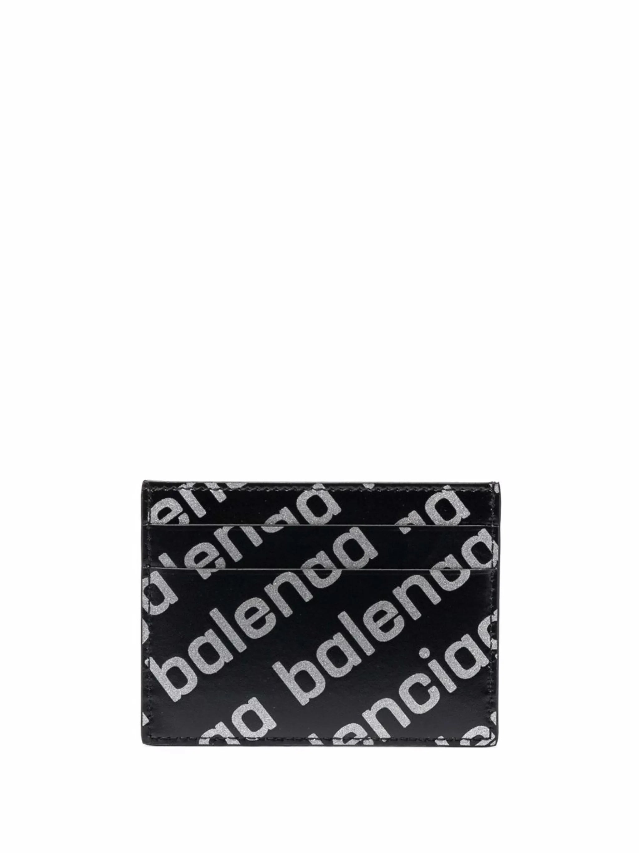 Cash logo print cardholder