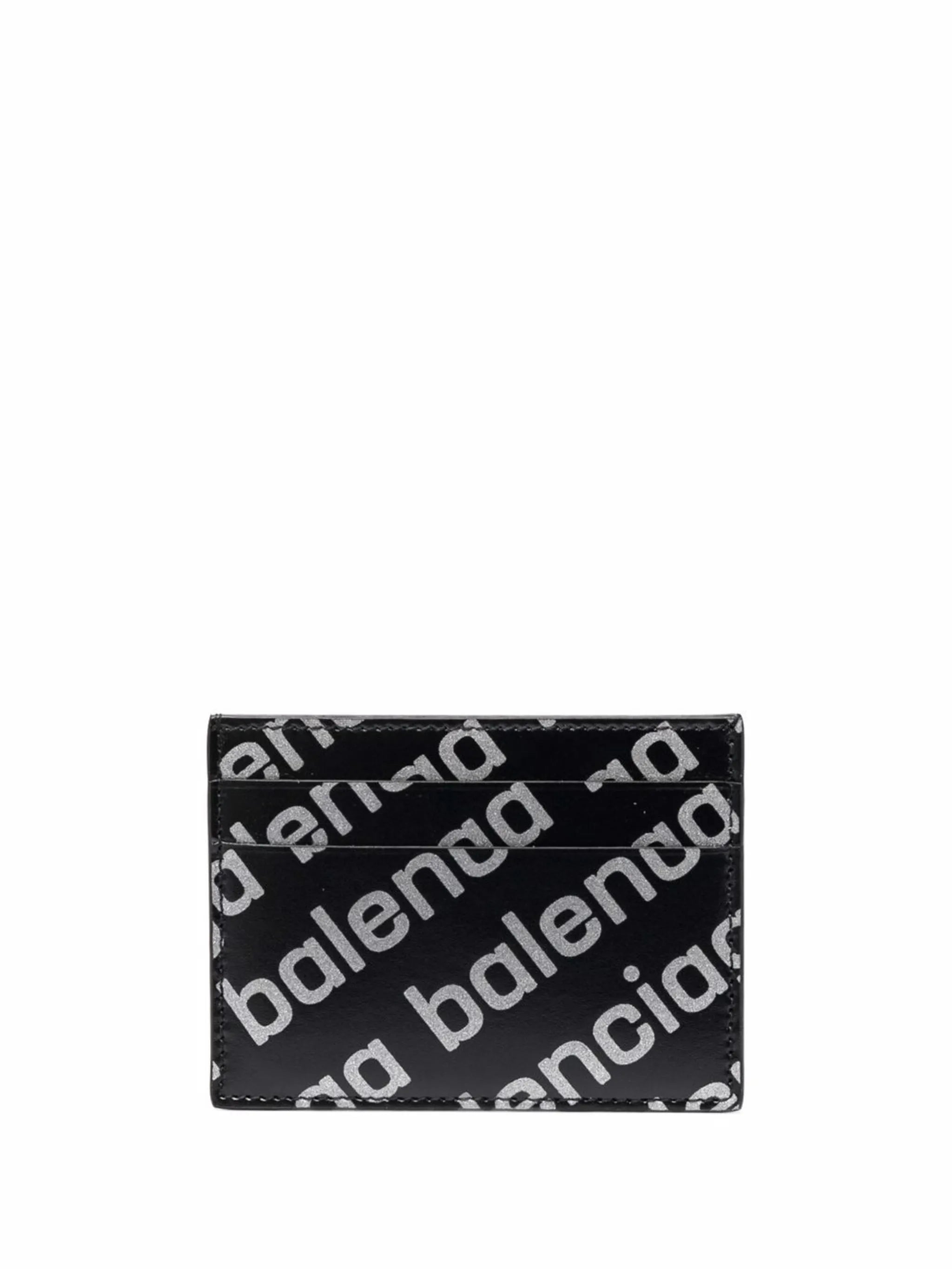 Cash logo print cardholder